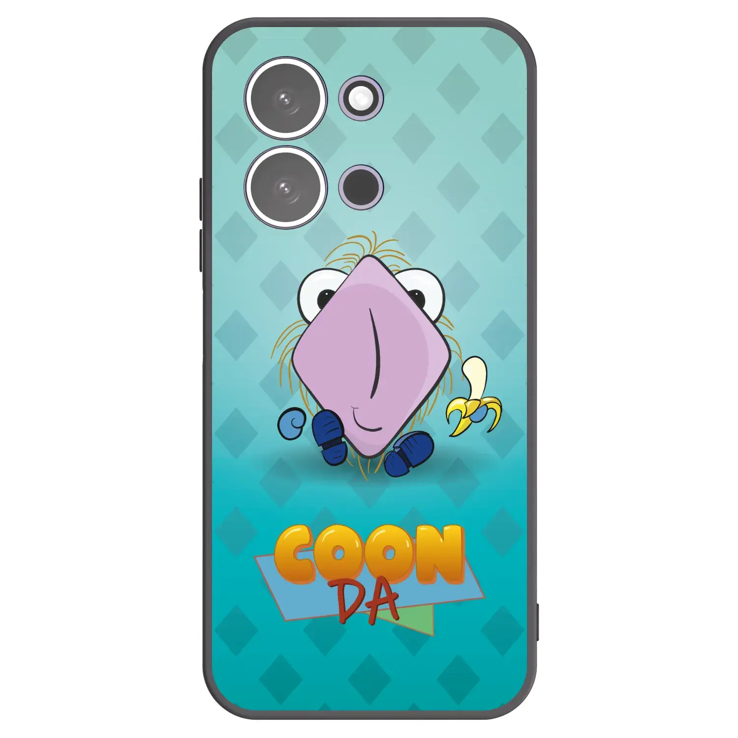 Silikonový černý obal pro Xiaomi Redmi 15C 5G - COONDA chlupatka světlá