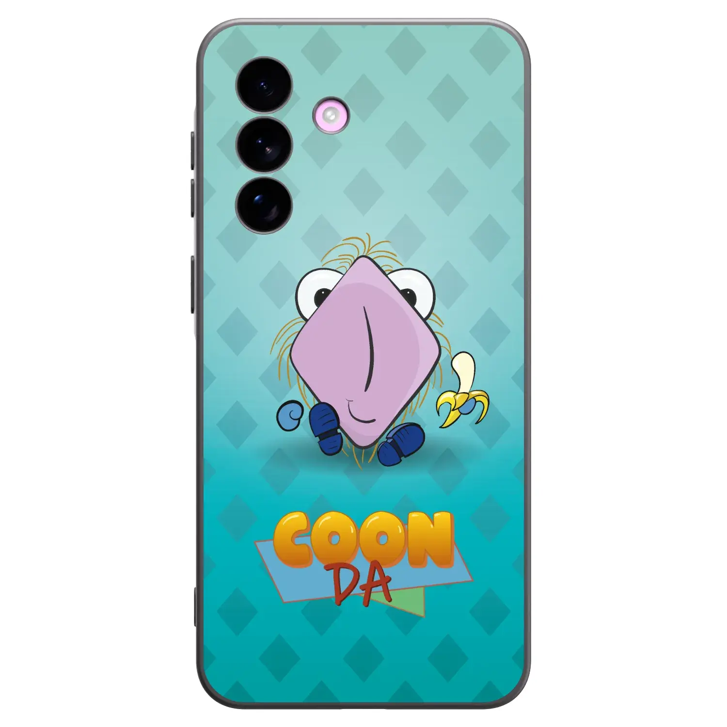 Silikonový černý obal pro Samsung Galaxy A57 5G - COONDA chlupatka světlá
