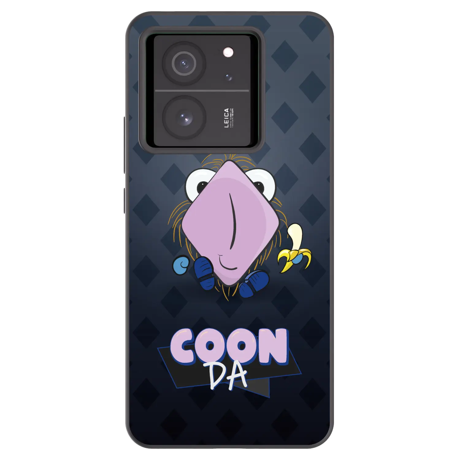 Silikonový černý obal pro Xiaomi 13T Pro - COONDA chlupatka - tmavá