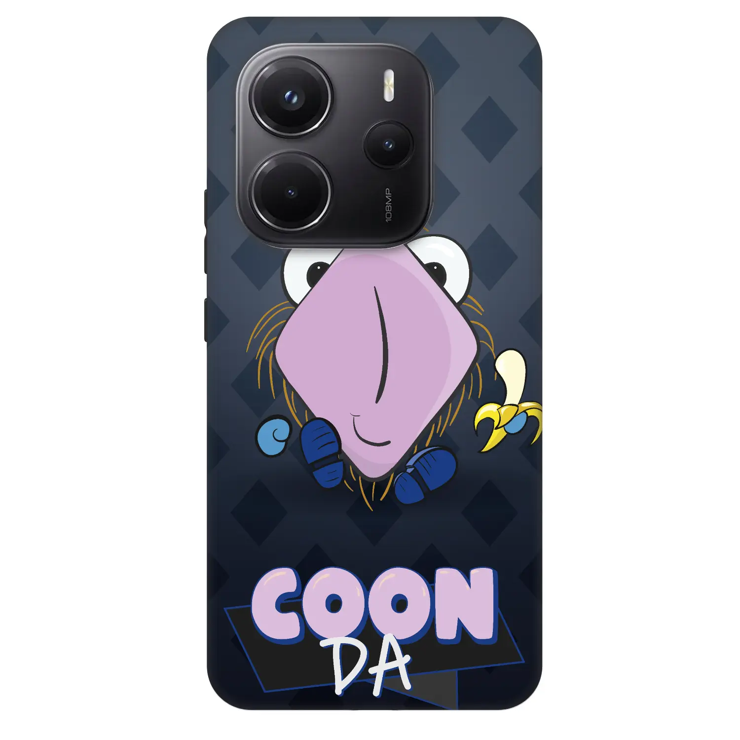Fashion Case pro Xiaomi Redmi Note 14 5G - COONDA chlupatka - tmavá