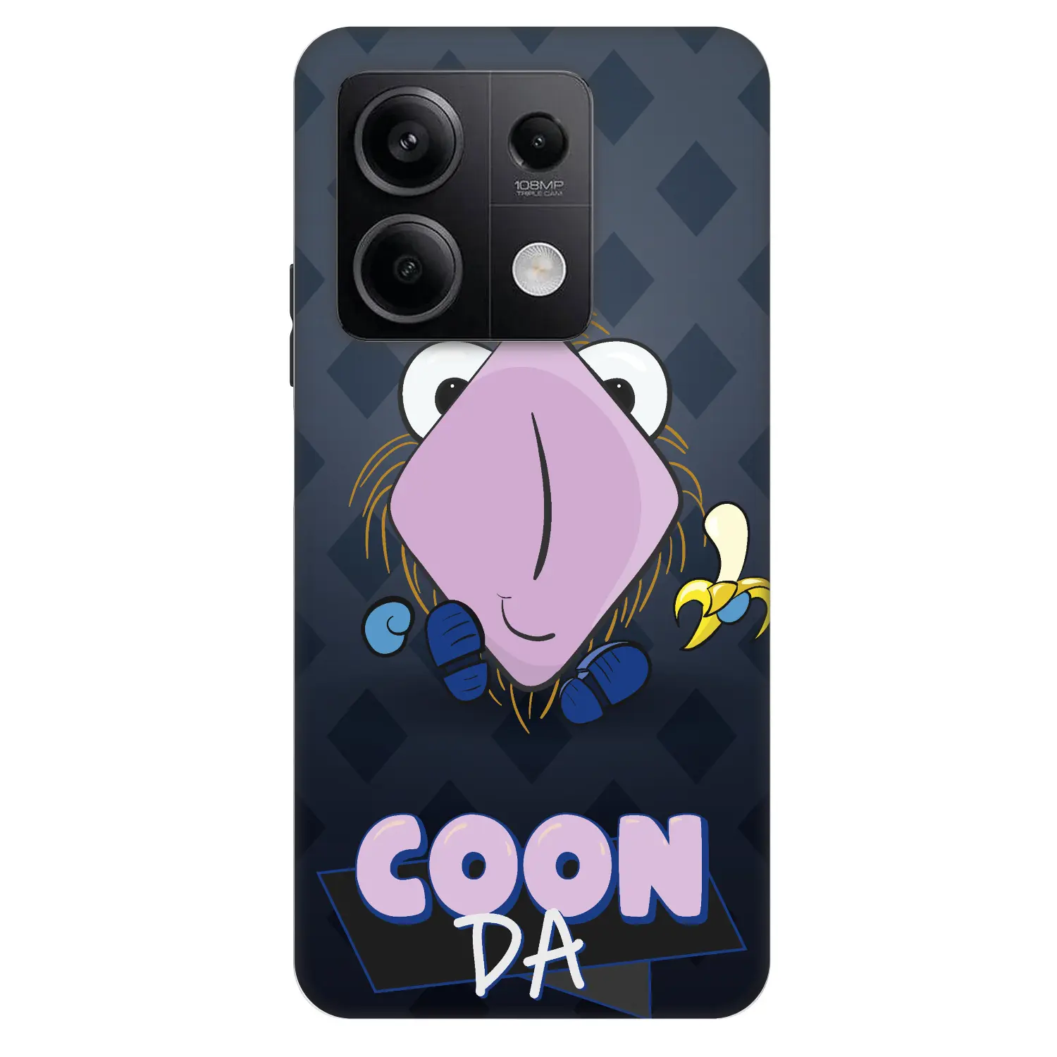 Fashion Case pro Xiaomi Redmi Note 13 5G - COONDA chlupatka - tmavá
