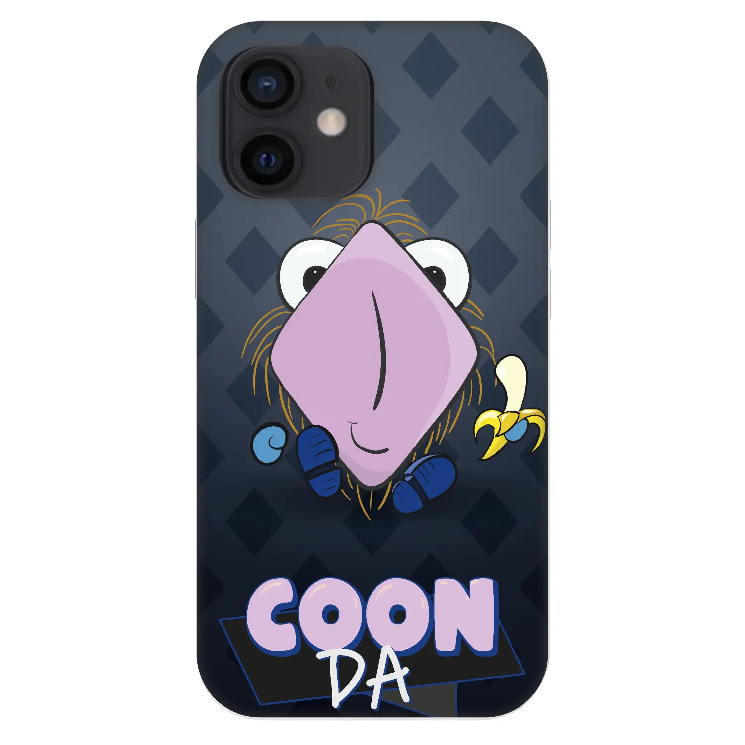 Fashion Case pro Apple iPhone 12 mini - COONDA chlupatka - tmavá