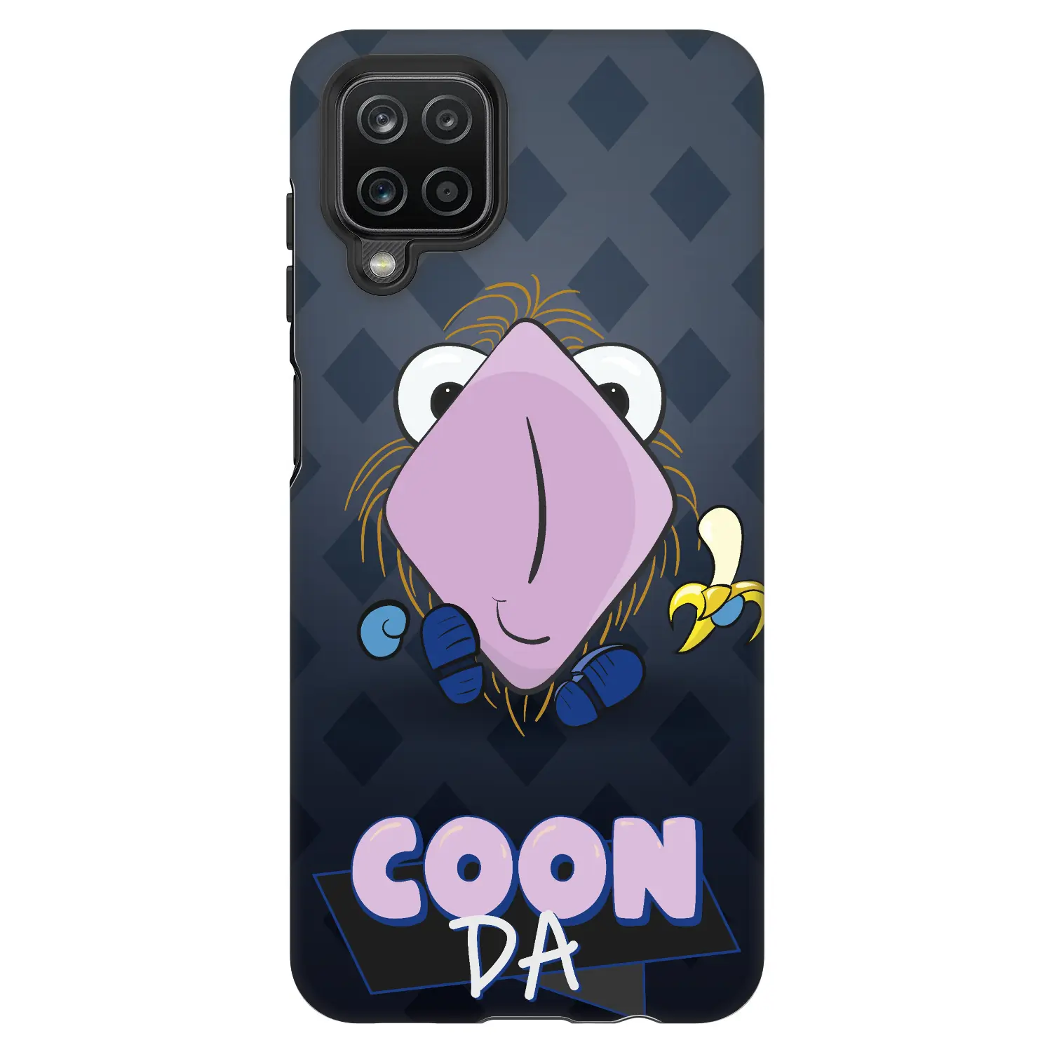 Fashion Case pro Samsung Galaxy A12 A125F - COONDA chlupatka - tmavá