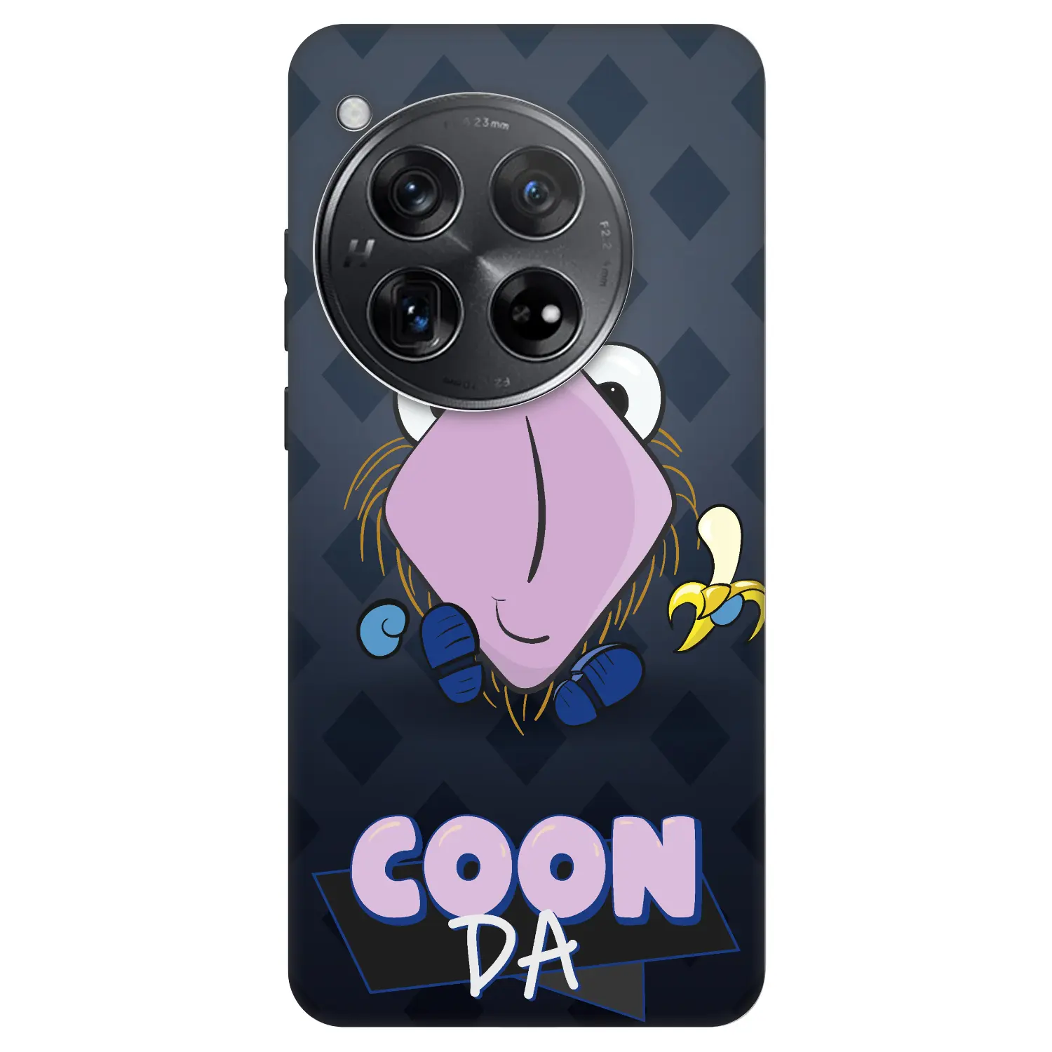 Fashion Case pro OnePlus 12 5G - COONDA chlupatka - tmavá