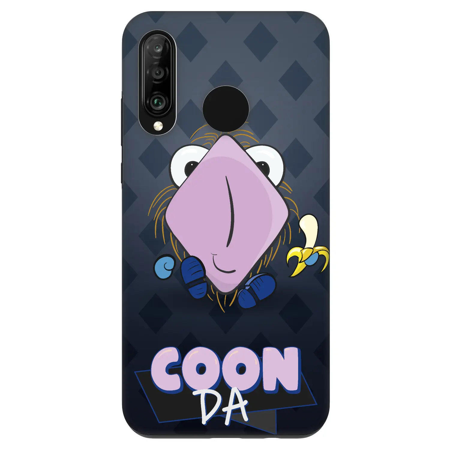 Fashion Case pro Huawei P30 Lite - COONDA chlupatka - tmavá