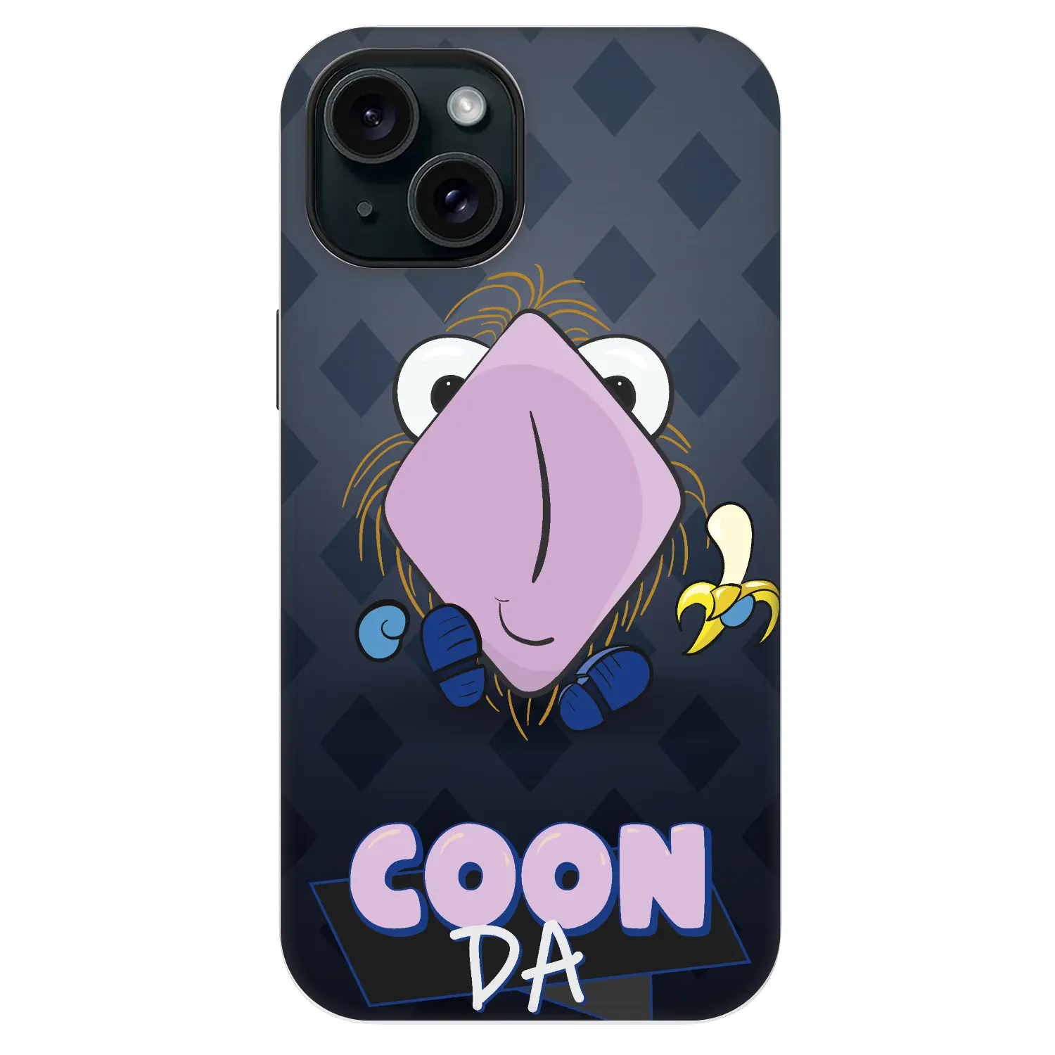 Fashion Case MagSafe Apple iPhone 13 - COONDA chlupatka - tmavá