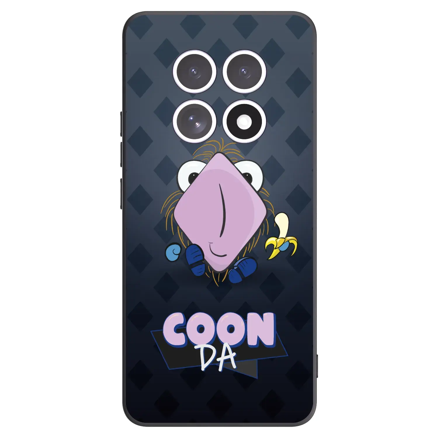 Silikonový černý obal pro Xiaomi Redmi Note 15 4G - COONDA chlupatka - tmavá