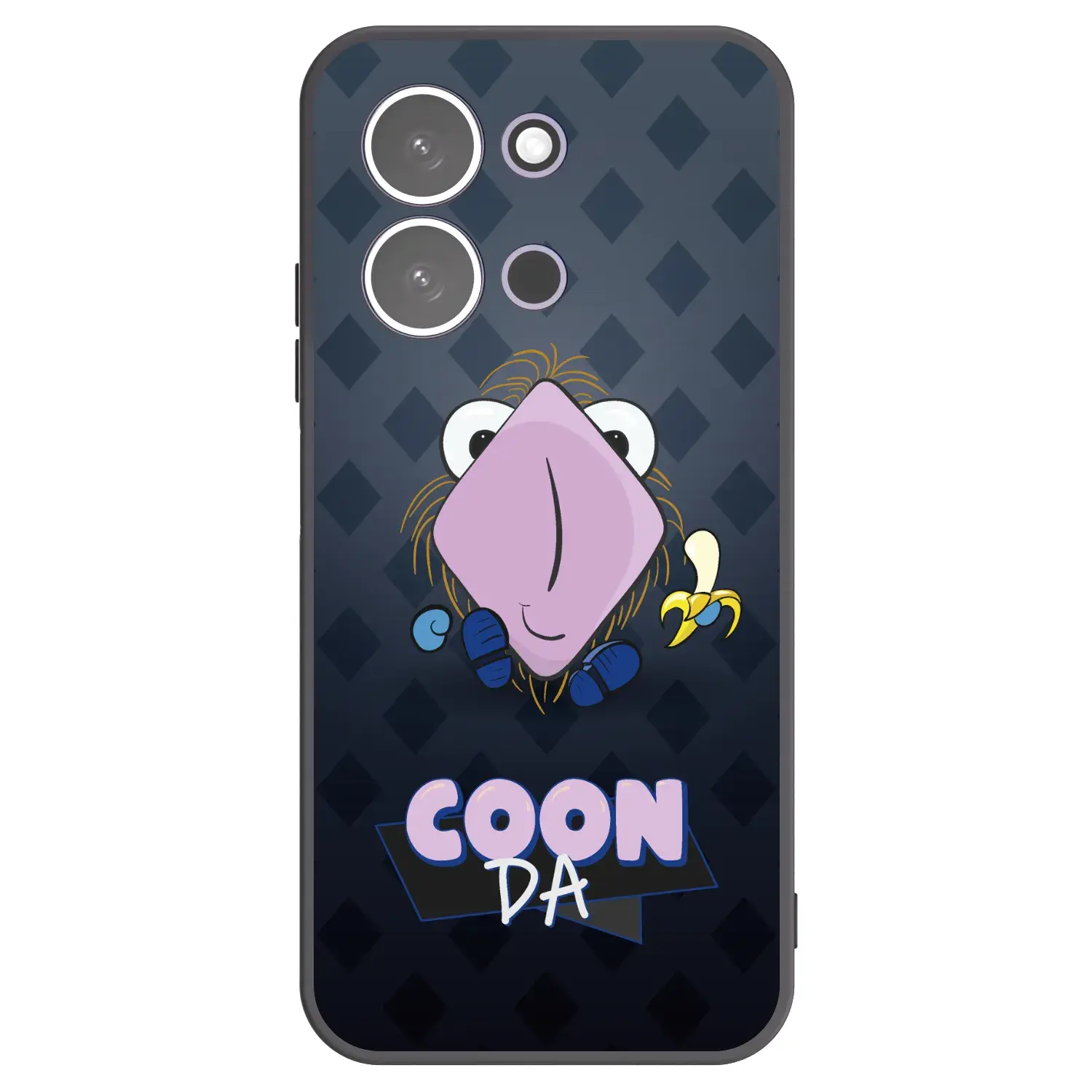 Silikonový černý obal pro Xiaomi Redmi 15C 5G - COONDA chlupatka - tmavá