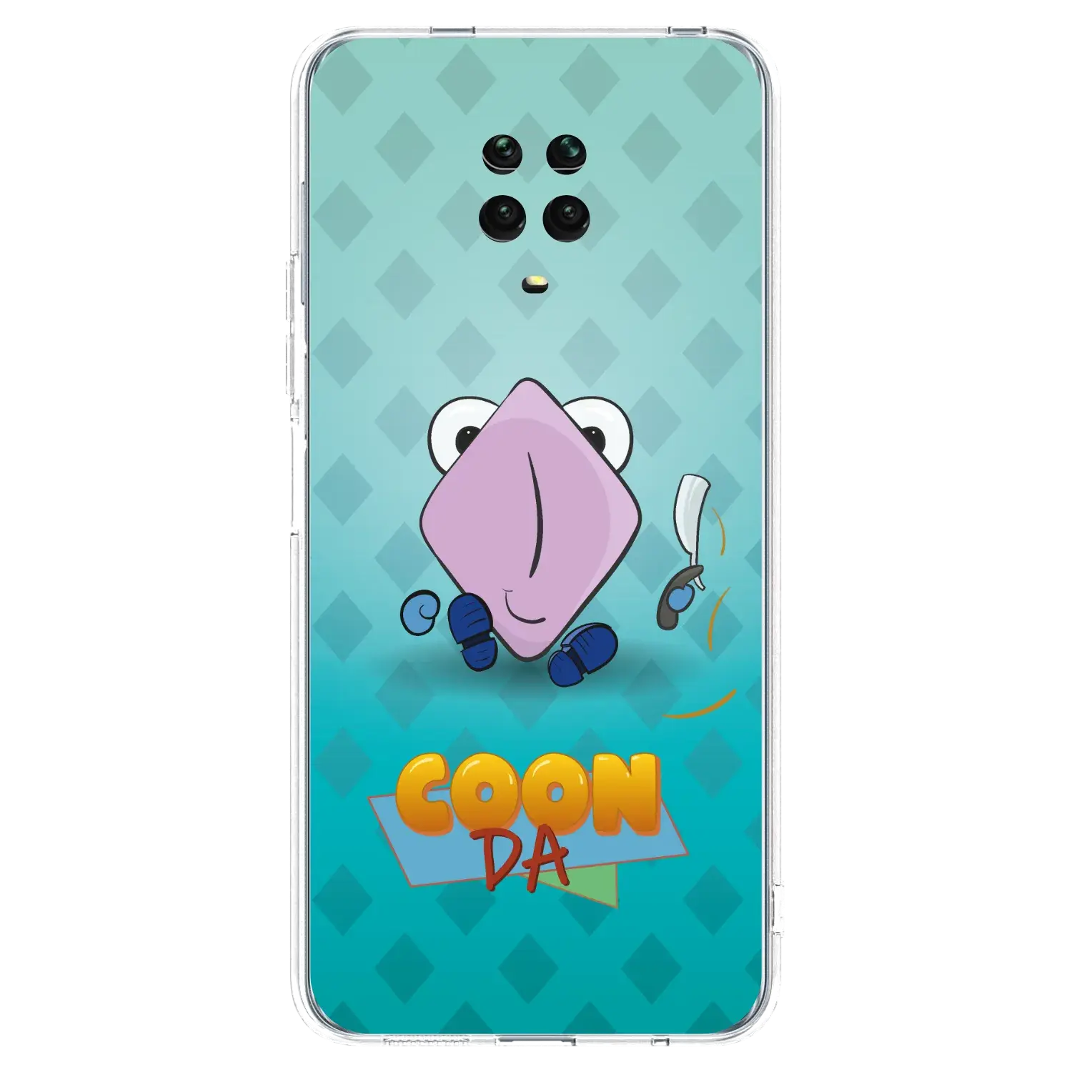 Silikonový průhledný obal pro Xiaomi Redmi Note 9S - COONDA holátko - světlá