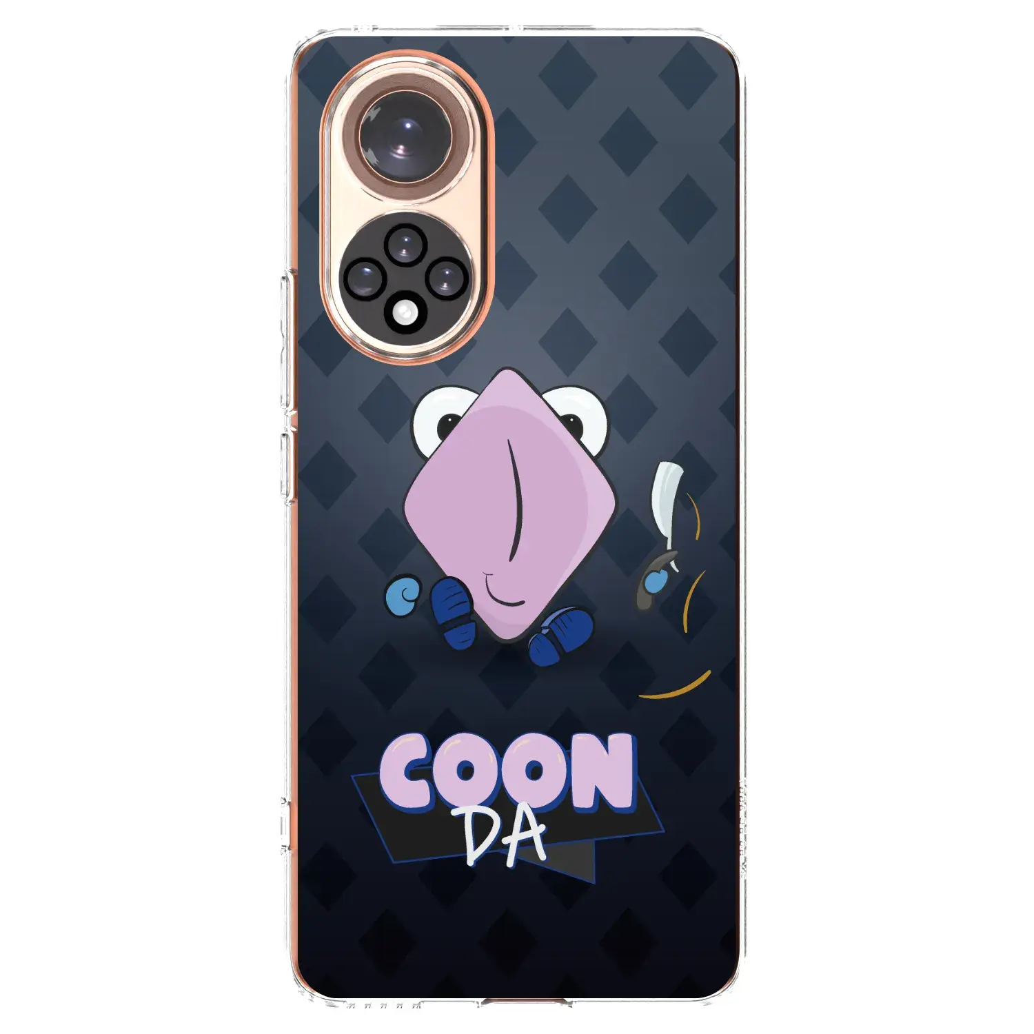 Silikonový průhledný obal pro Huawei Nova 9 - COONDA holátko - tmavá