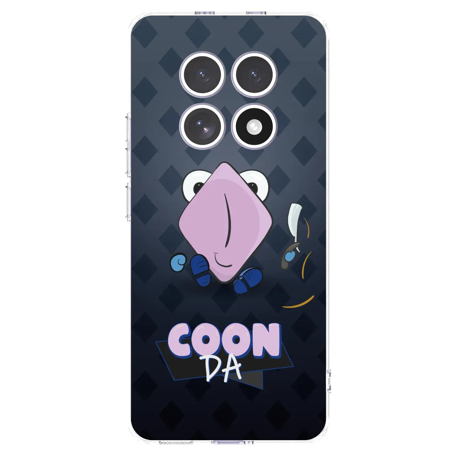 Silikonový průhledný obal pro Xiaomi Redmi Note 15 4G - COONDA holátko - tmavá