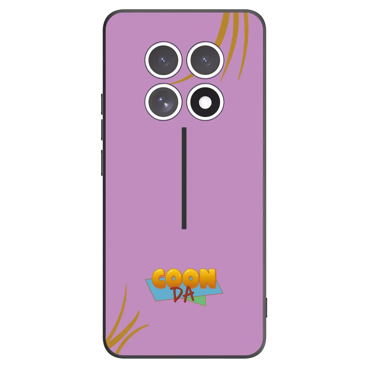 Silikonový černý obal pro Xiaomi Redmi Note 15 4G - COONDA růžovka