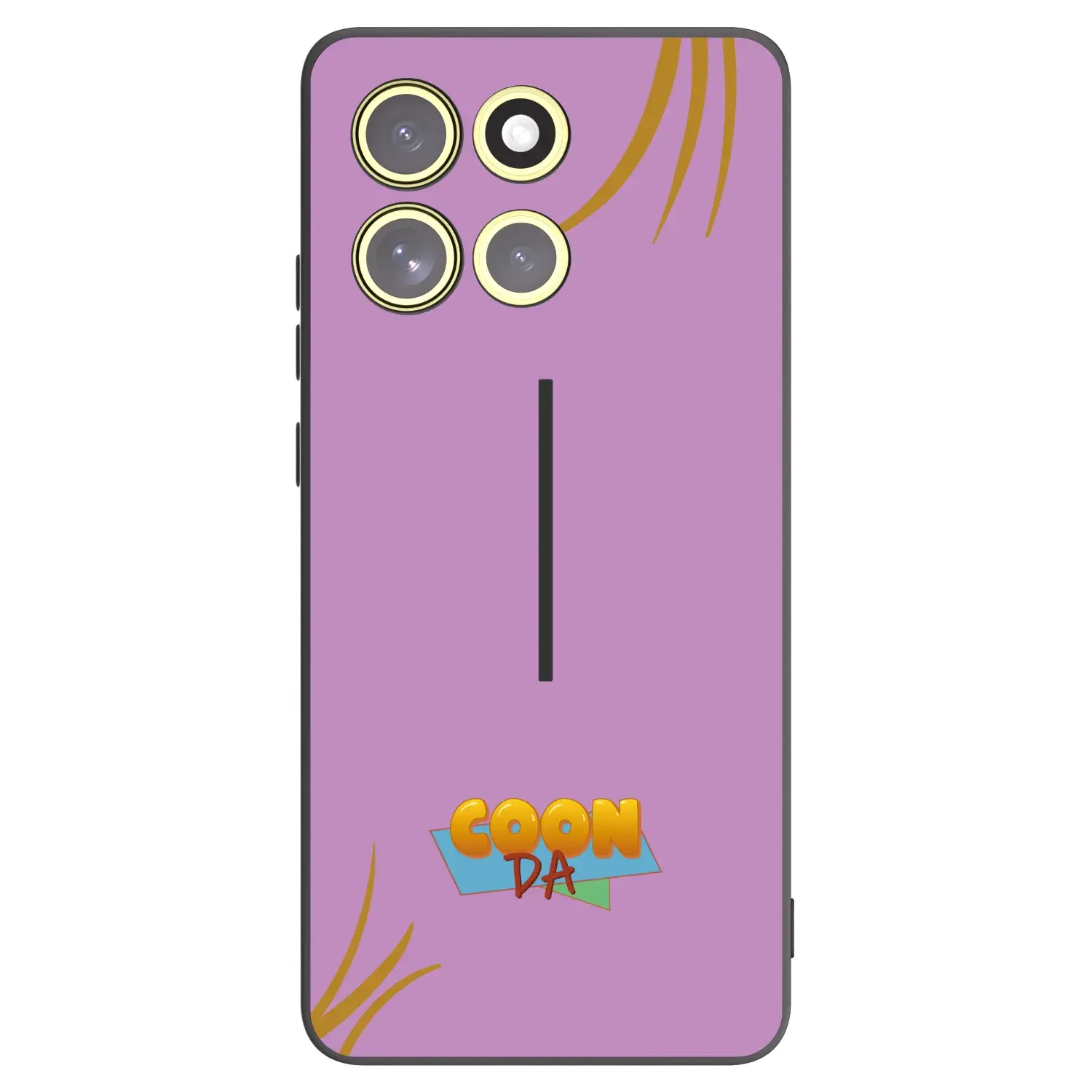Silikonový černý obal pro Motorola Moto G86 Power 5G - COONDA růžovka