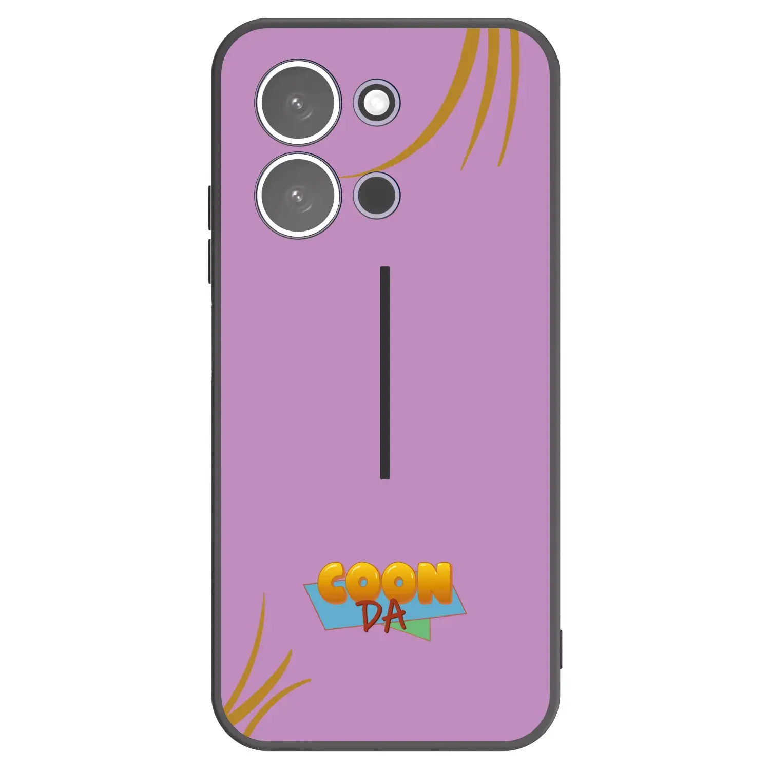 Silikonový černý obal pro Xiaomi Redmi 15C 5G - COONDA růžovka
