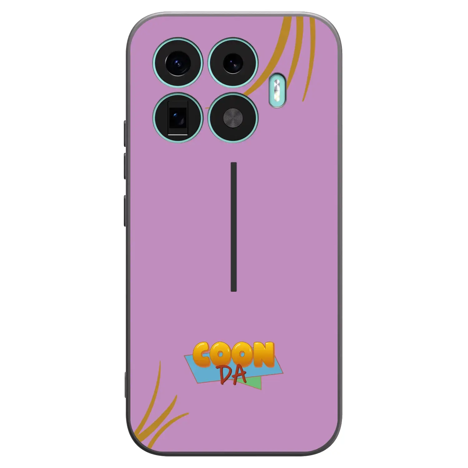 Silikonový černý obal pro Xiaomi 17T - COONDA růžovka
