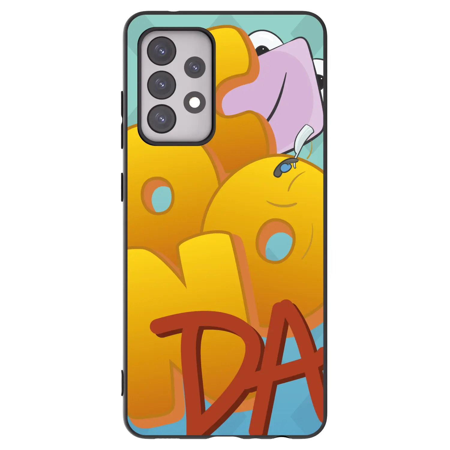 Silikonový černý obal pro Samsung Galaxy A52s 5G A528B - Obří COONDA