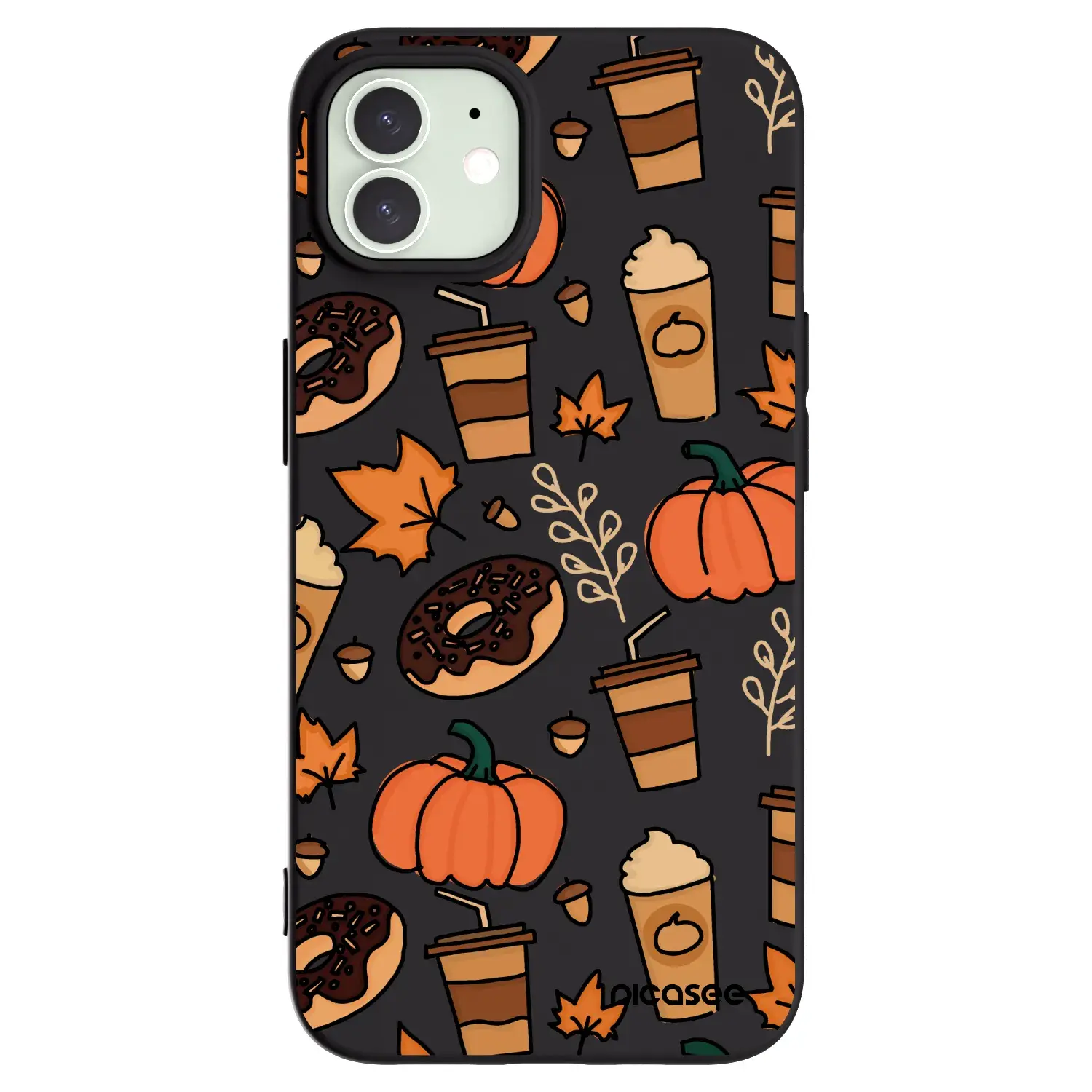 Silikonový černý obal pro Apple iPhone 12 Pro - Fallovers