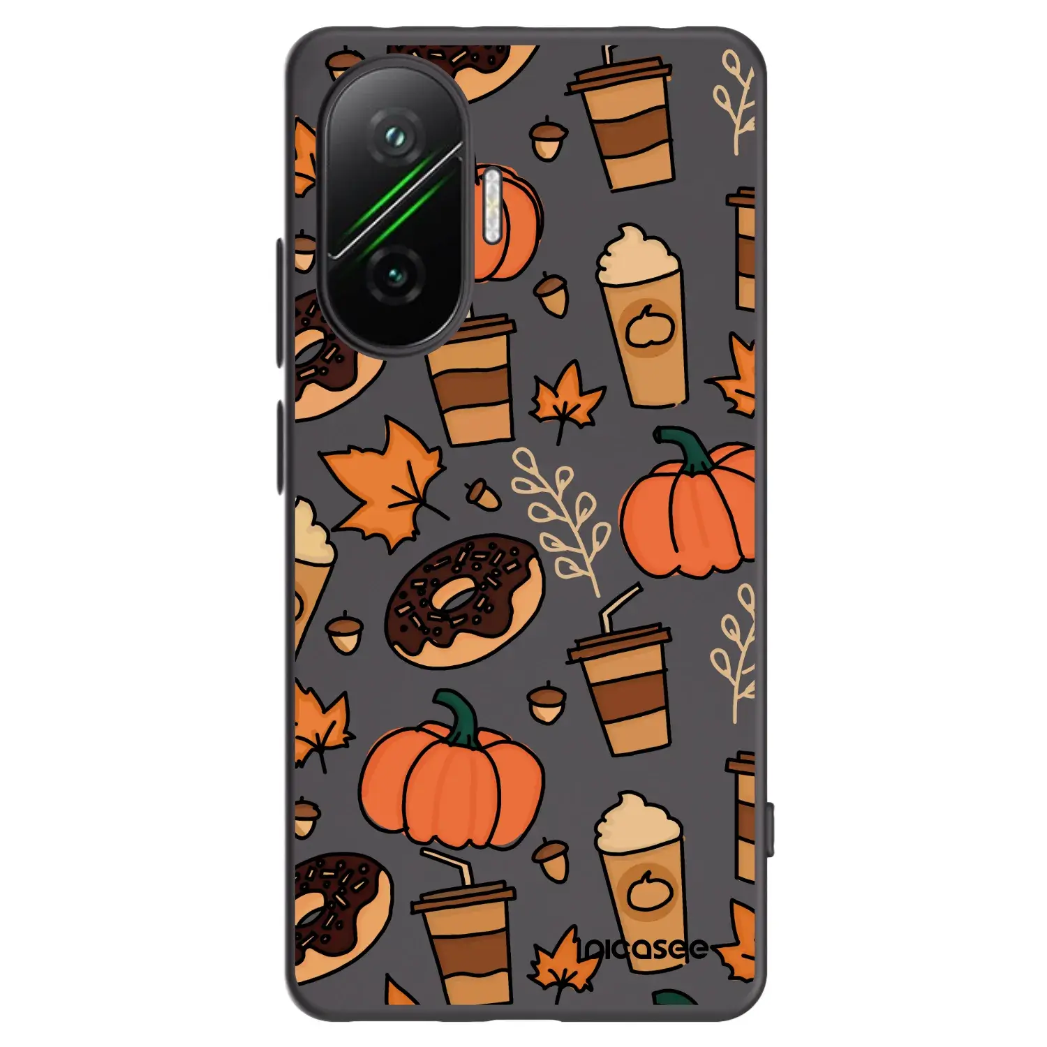 Silikonový černý obal pro Xiaomi Poco F7 5G - Fallovers