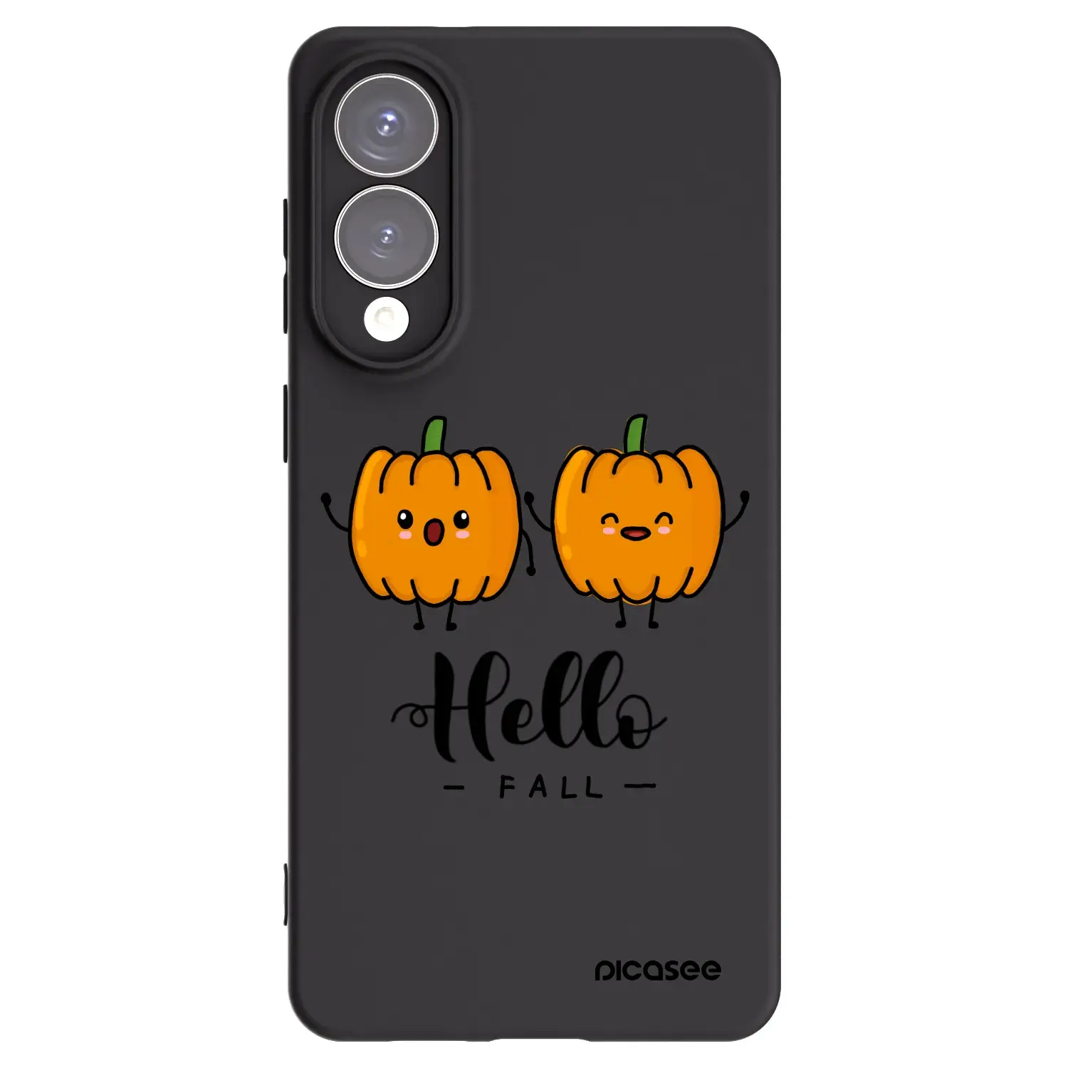 Silikonový černý obal pro Samsung Galaxy S25 Edge 5G - Hallo Fall
