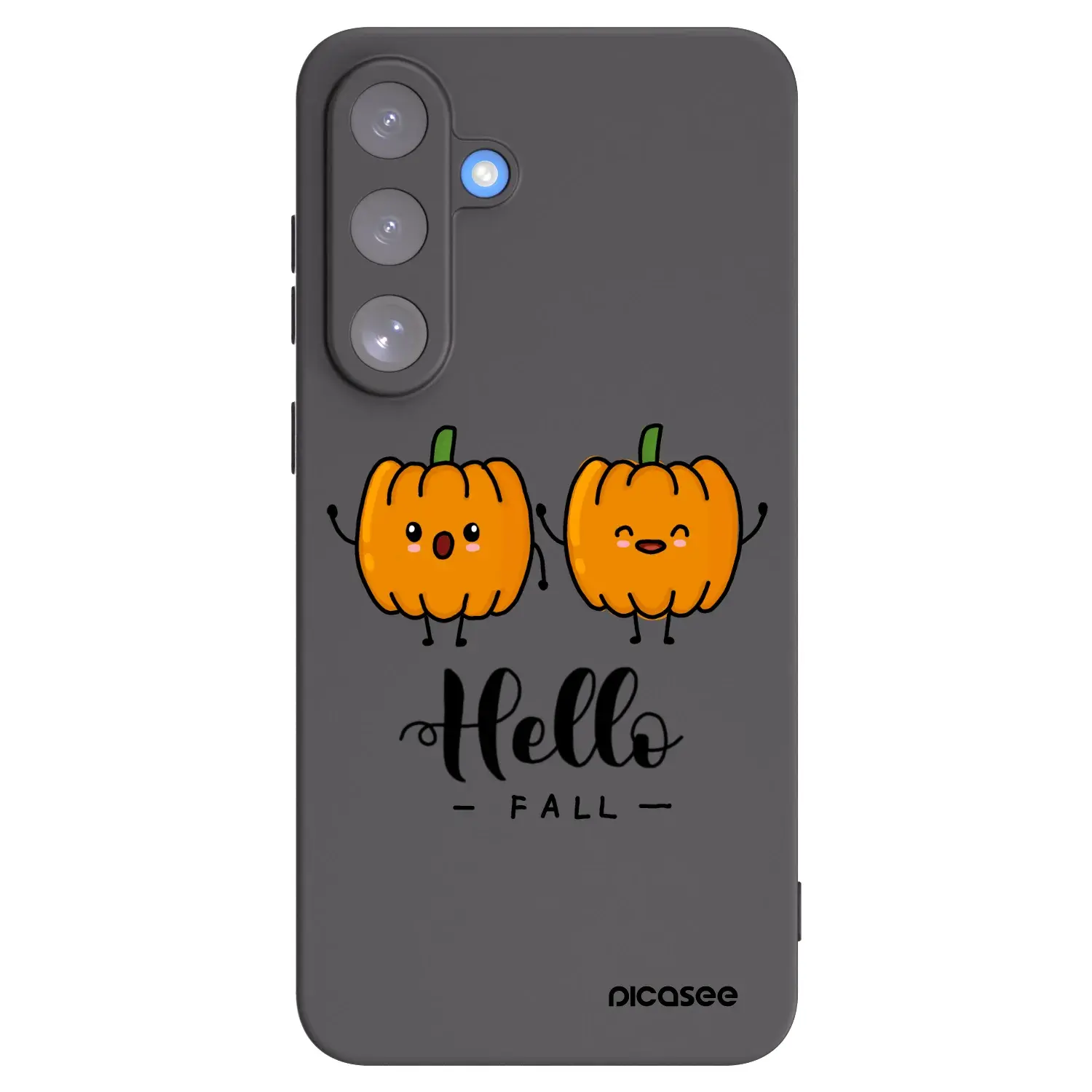 Silikonový černý obal pro Samsung Galaxy S25 FE 5G - Hallo Fall