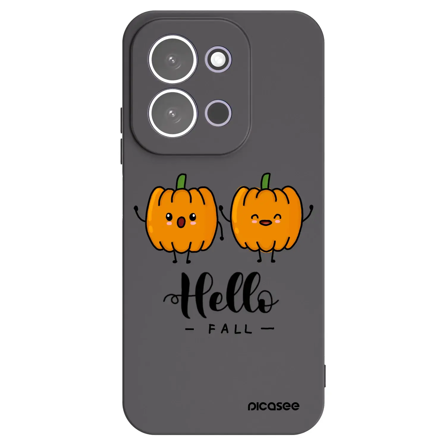Silikonový černý obal pro Xiaomi Redmi 15C 5G - Hallo Fall