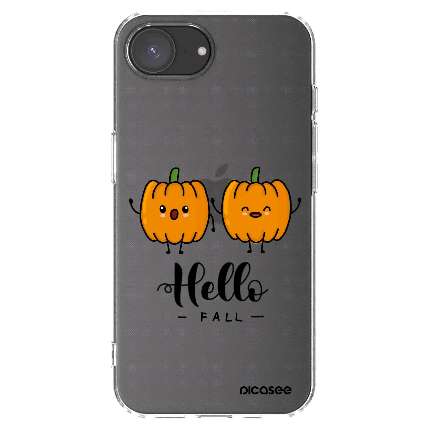 Silikonový průhledný obal pro Apple iPhone 17e - Hallo Fall