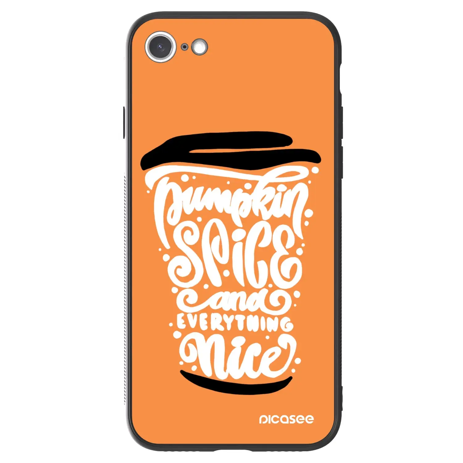 ULTIMATE CASE pro Apple iPhone SE 2022 - Pumpkin coffee