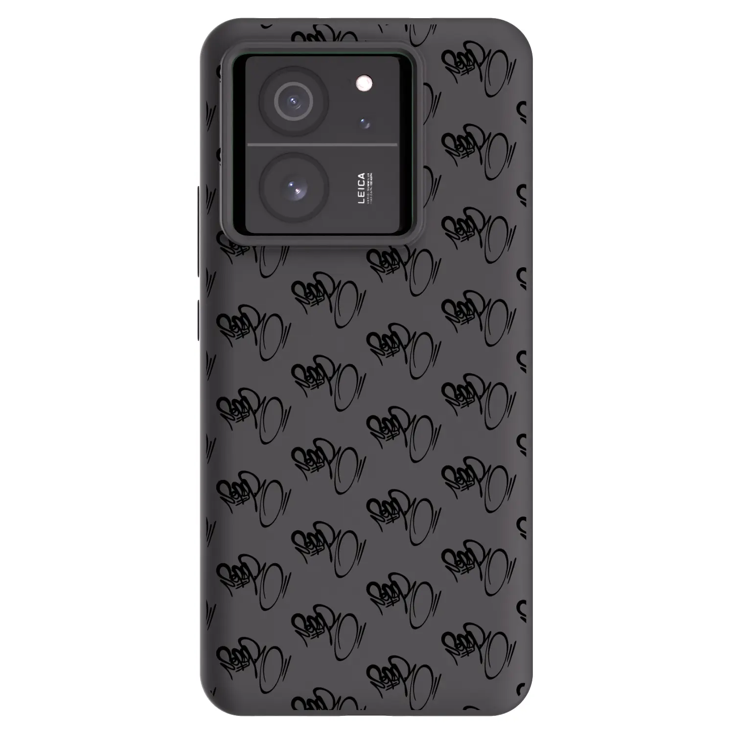 Silikonový černý obal pro Xiaomi 13T Pro - Separ - Black On Black 1