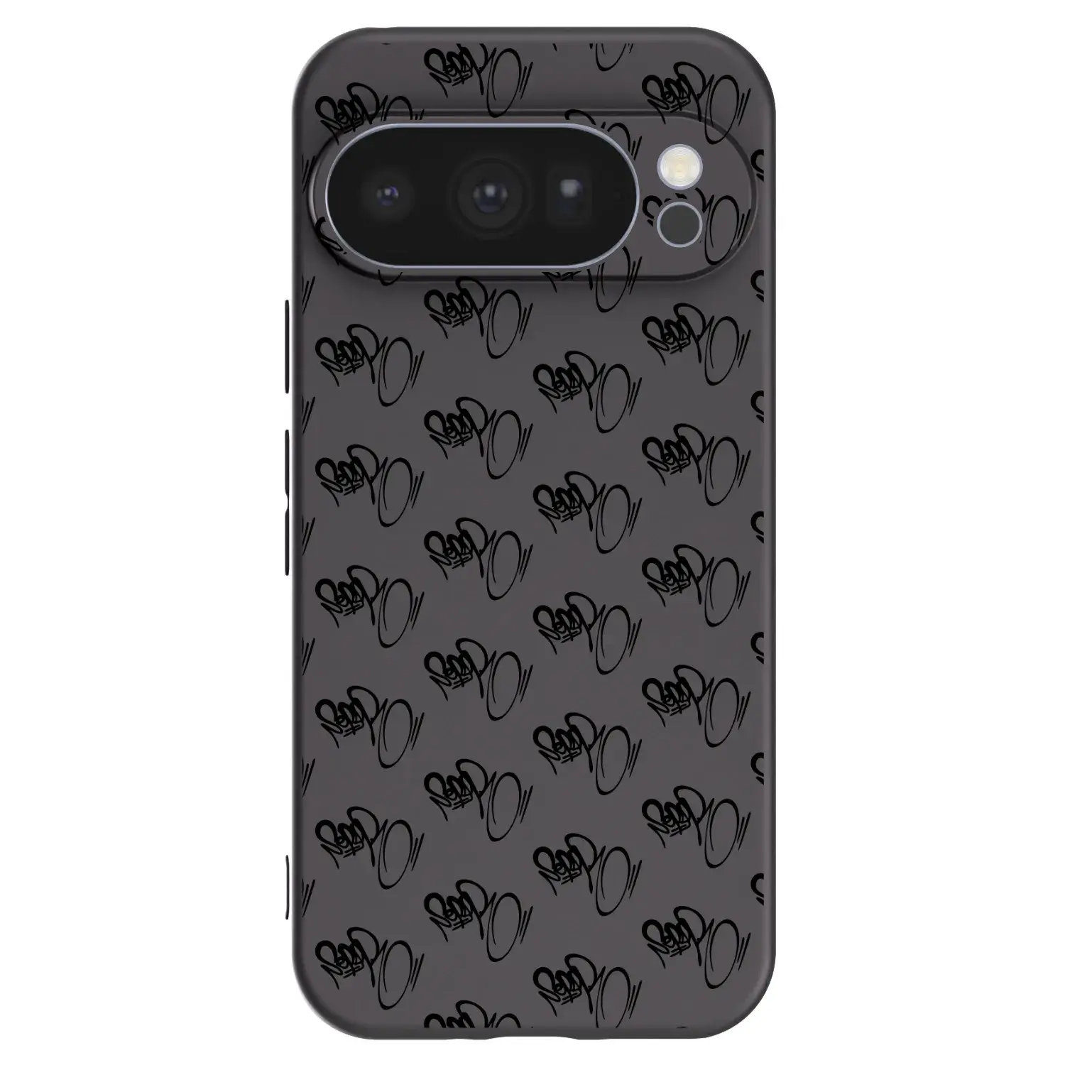 Silikonový černý obal pro Google Pixel 10 Pro - Separ - Black On Black 1