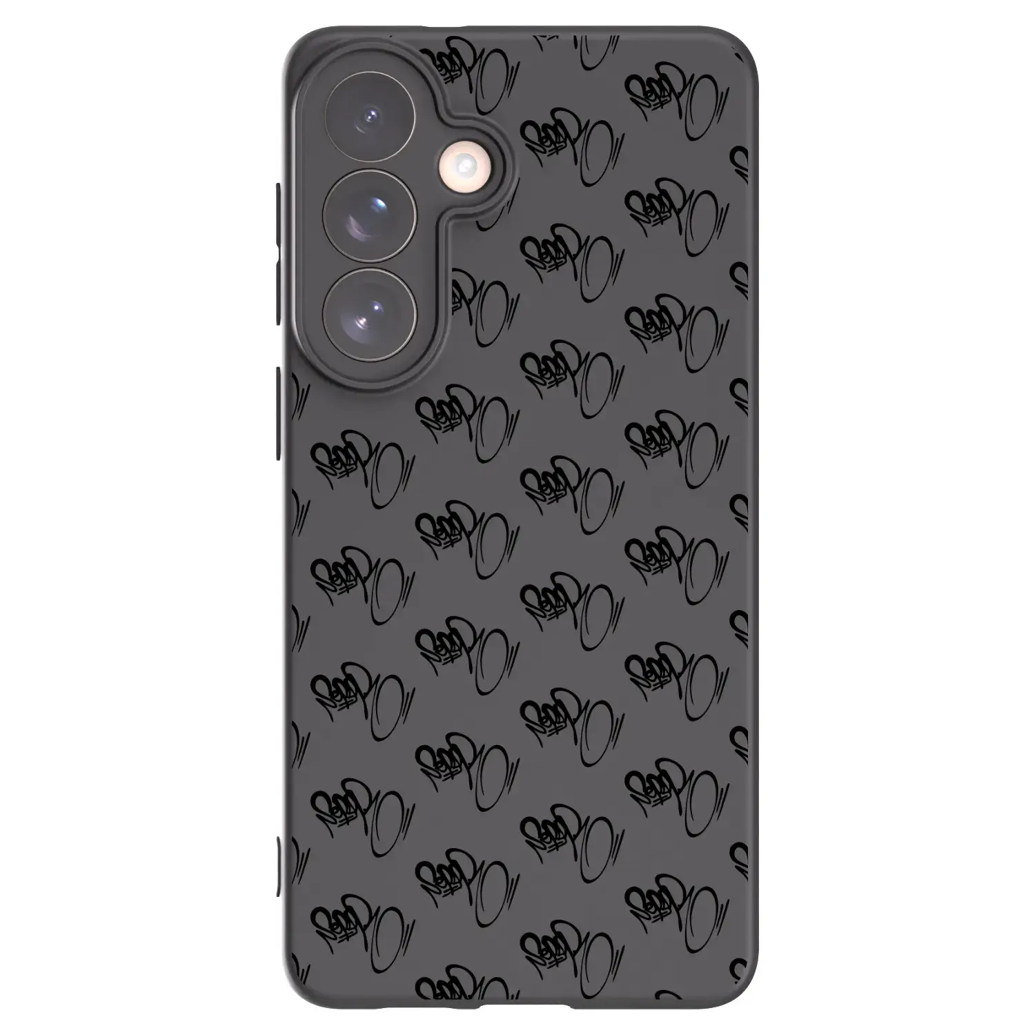 Silikonový černý obal pro Samsung Galaxy S26+ - Separ - Black On Black 1