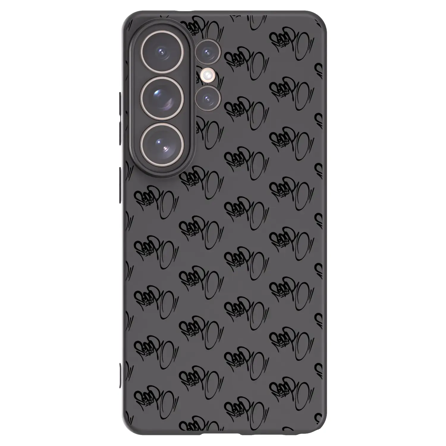 Silikonový černý obal pro Samsung Galaxy S26 Ultra - Separ - Black On Black 1