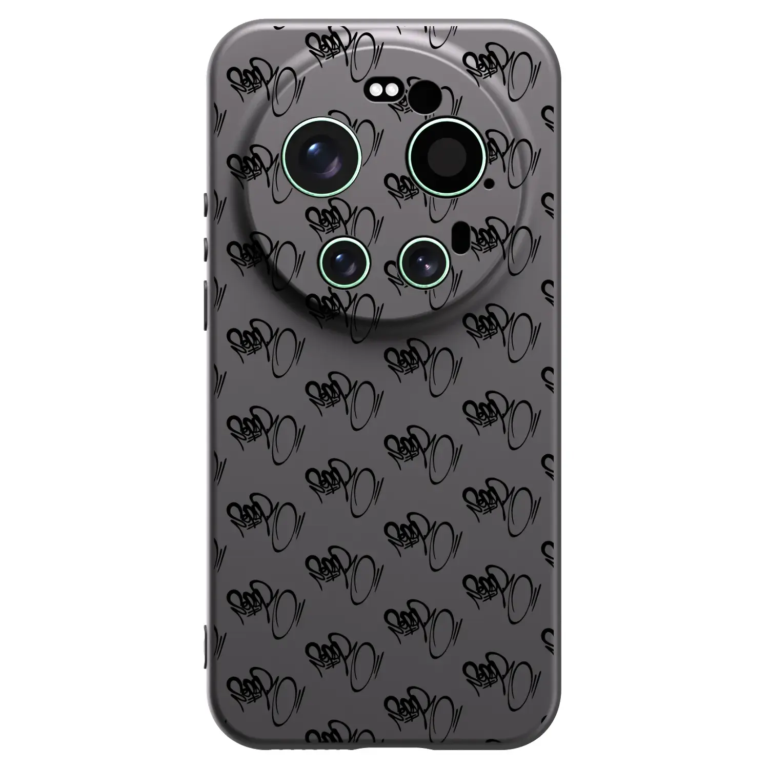 Silikonový černý obal pro Xiaomi 17 Ultra - Separ - Black On Black 1
