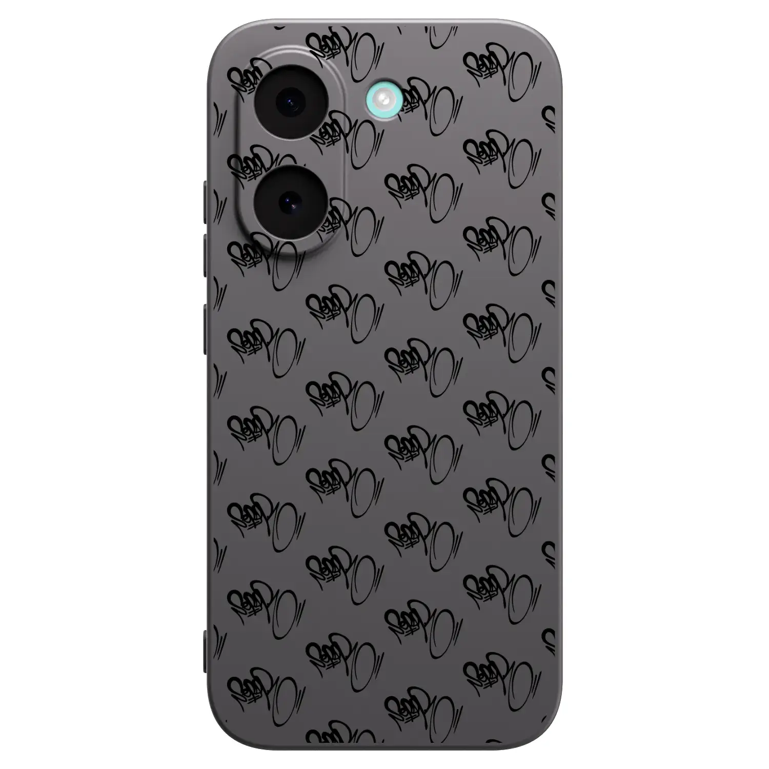 Silikonový černý obal pro Xiaomi Poco X8 Pro - Separ - Black On Black 1