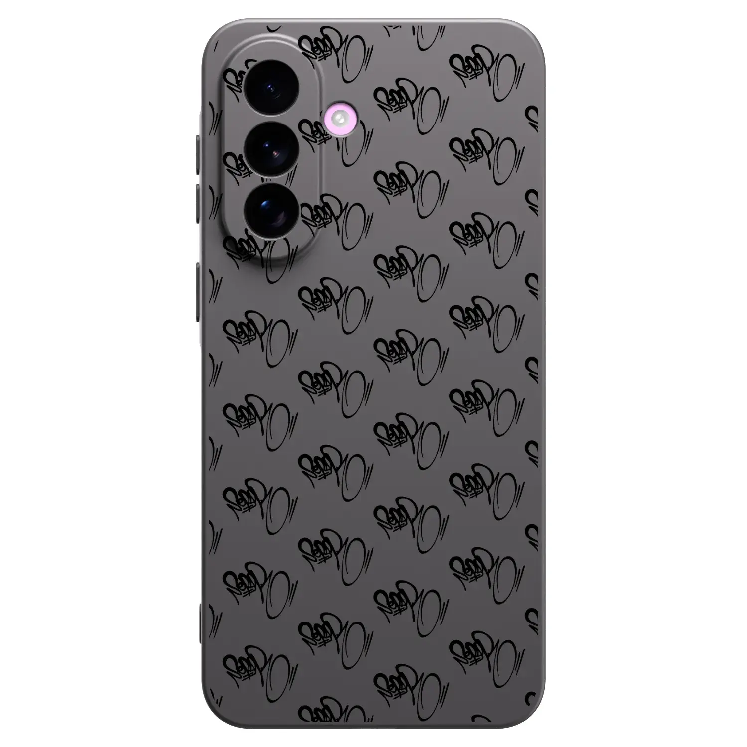 Silikonový černý obal pro Samsung Galaxy A57 5G - Separ - Black On Black 1