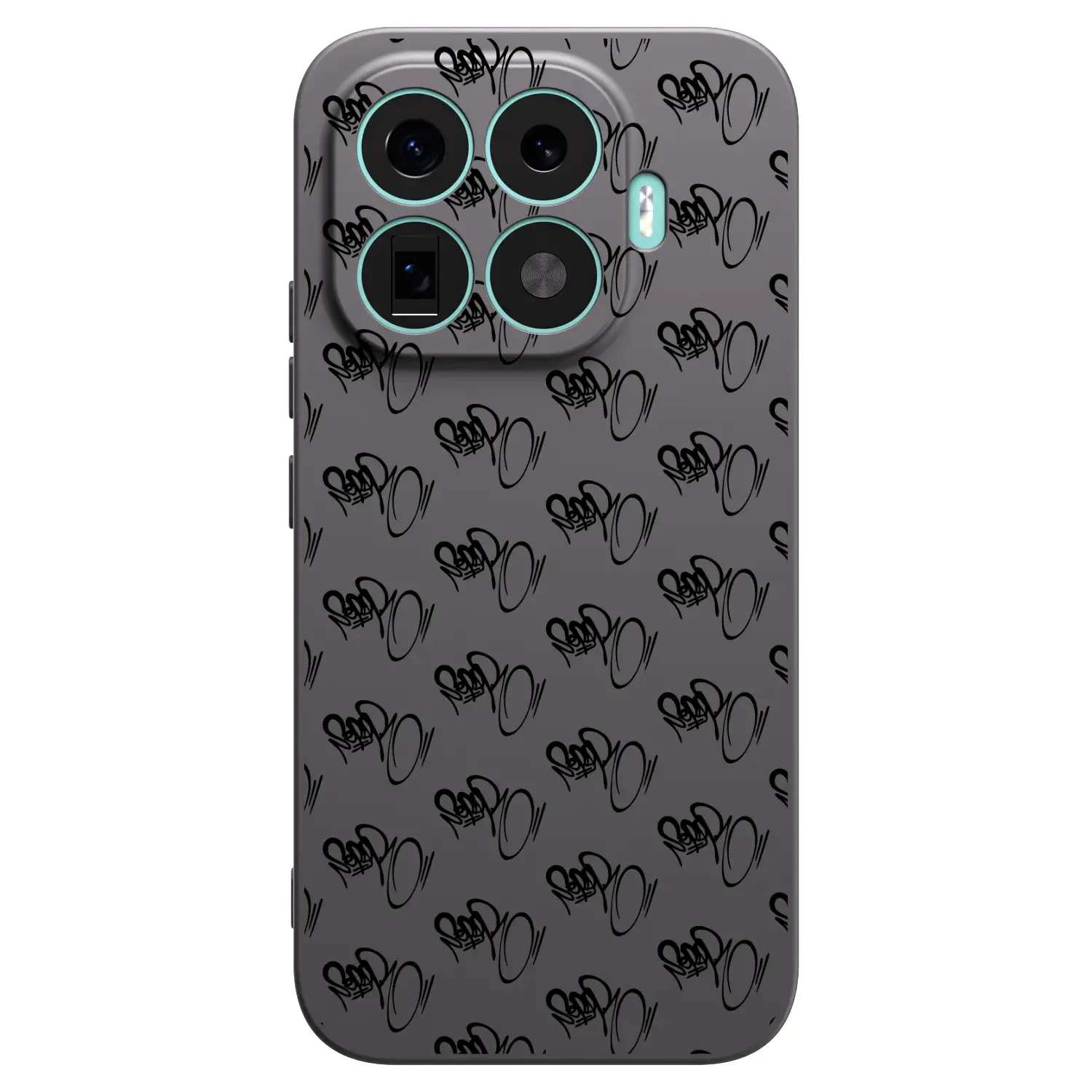 Silikonový černý obal pro Xiaomi 17T - Separ - Black On Black 1