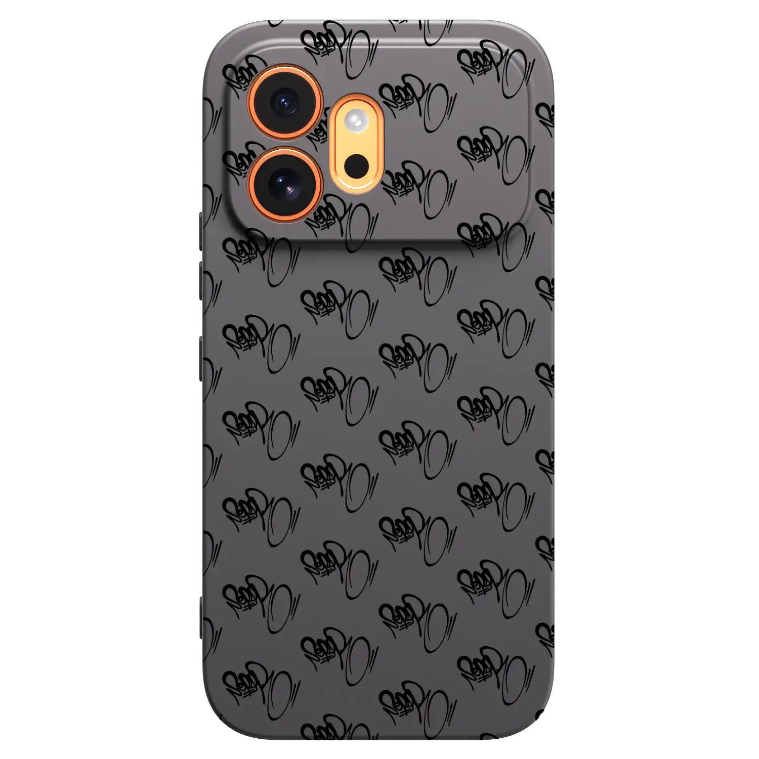 Silikonový černý obal pro Honor 600 - Separ - Black On Black 1