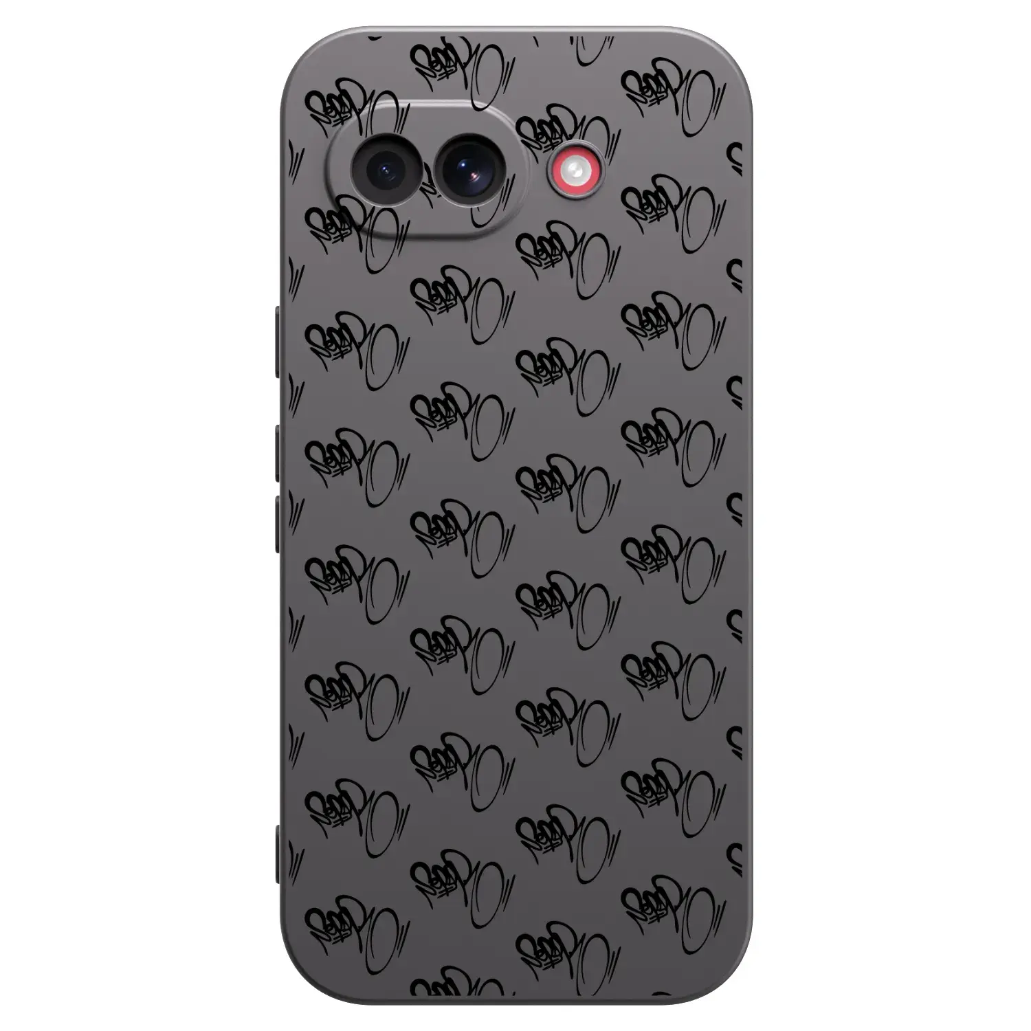 Silikonový černý obal pro Google Pixel 10a - Separ - Black On Black 1