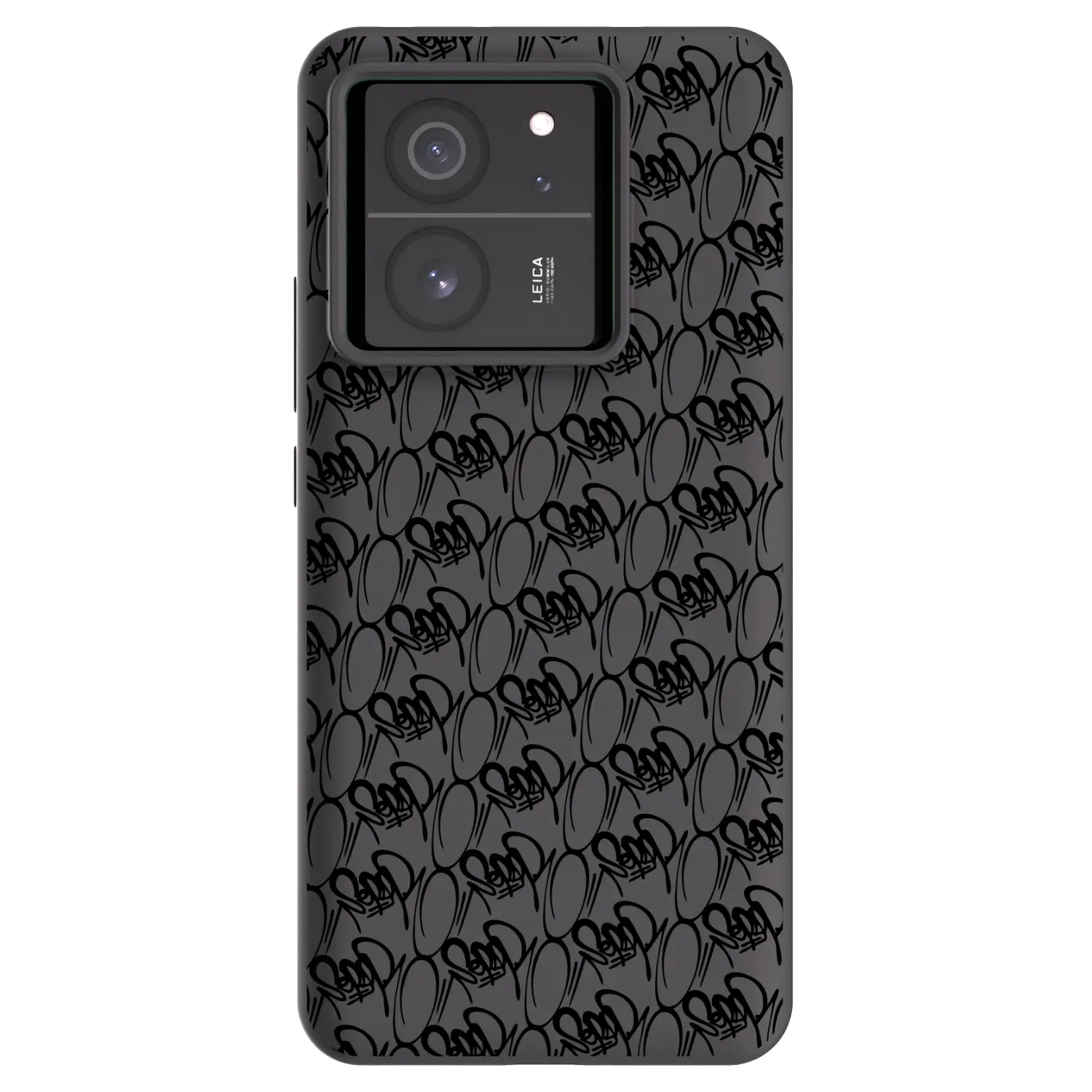 Silikonový černý obal pro Xiaomi 13T Pro - Separ - Black On Black 2