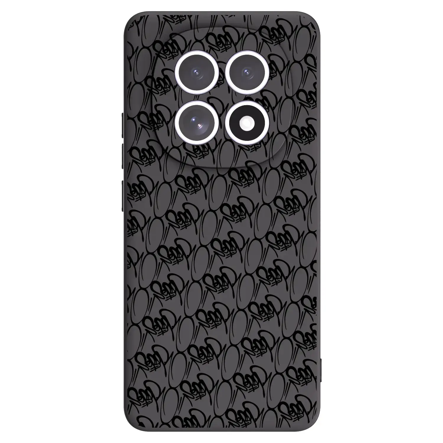 Silikonový černý obal pro Xiaomi Redmi Note 15 4G - Separ - Black On Black 2