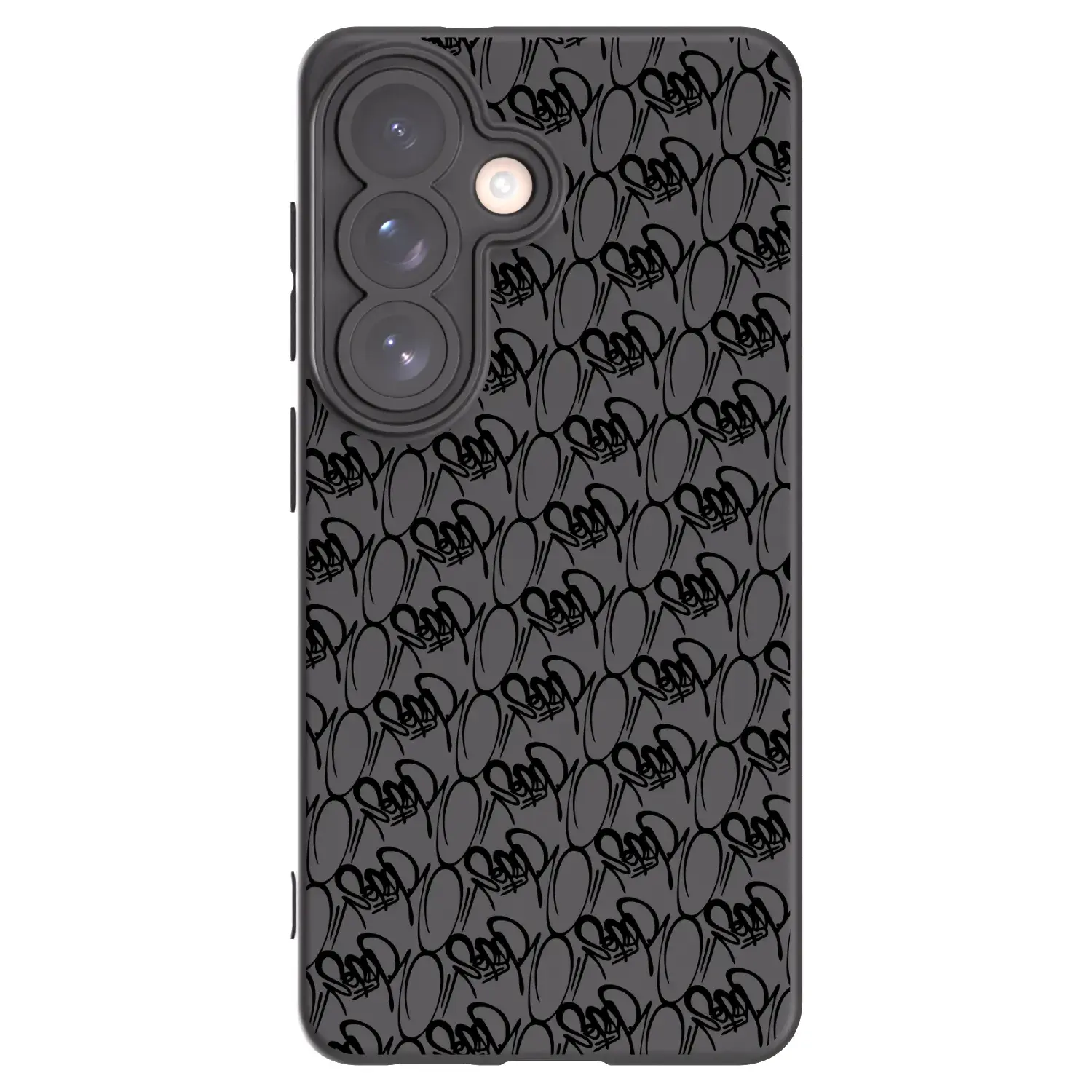 Silikonový černý obal pro Samsung Galaxy S26 - Separ - Black On Black 2