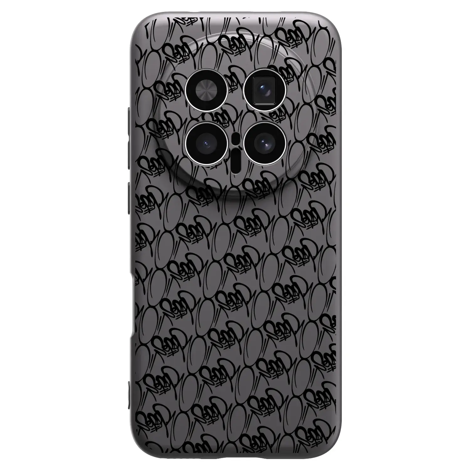 Silikonový černý obal pro Honor Magic8 Pro 5G - Separ - Black On Black 2