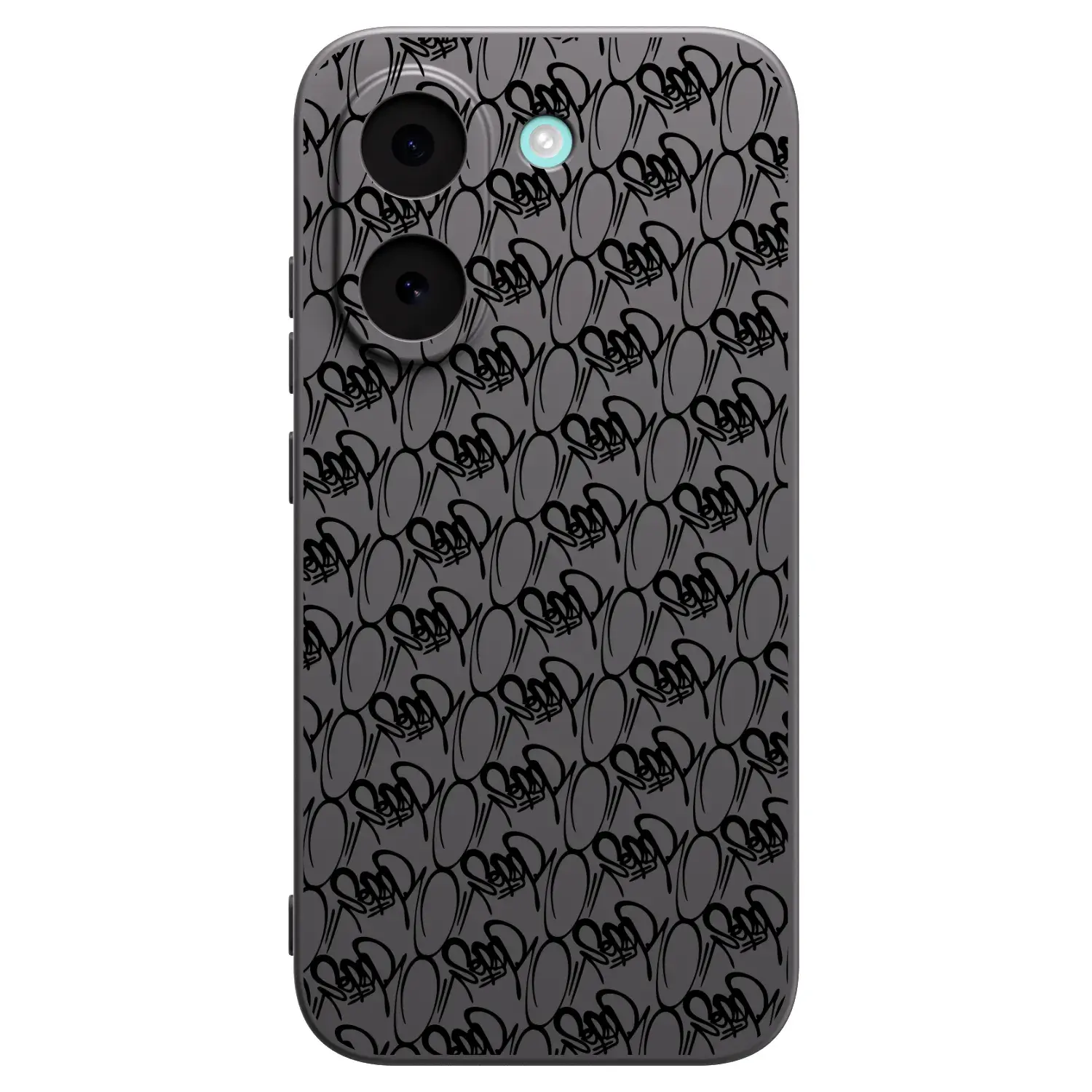 Silikonový černý obal pro Xiaomi Poco X8 Pro - Separ - Black On Black 2