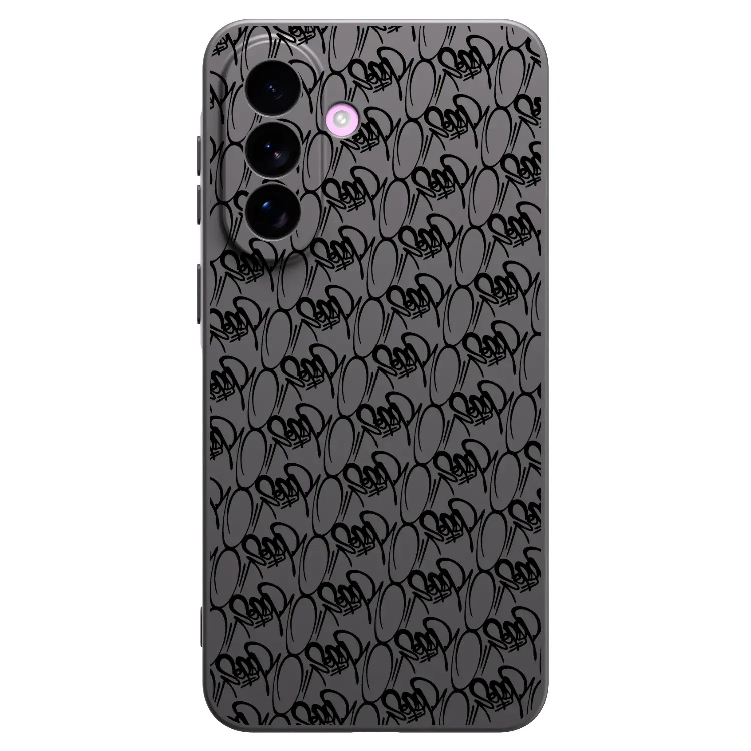 Silikonový černý obal pro Samsung Galaxy A57 5G - Separ - Black On Black 2