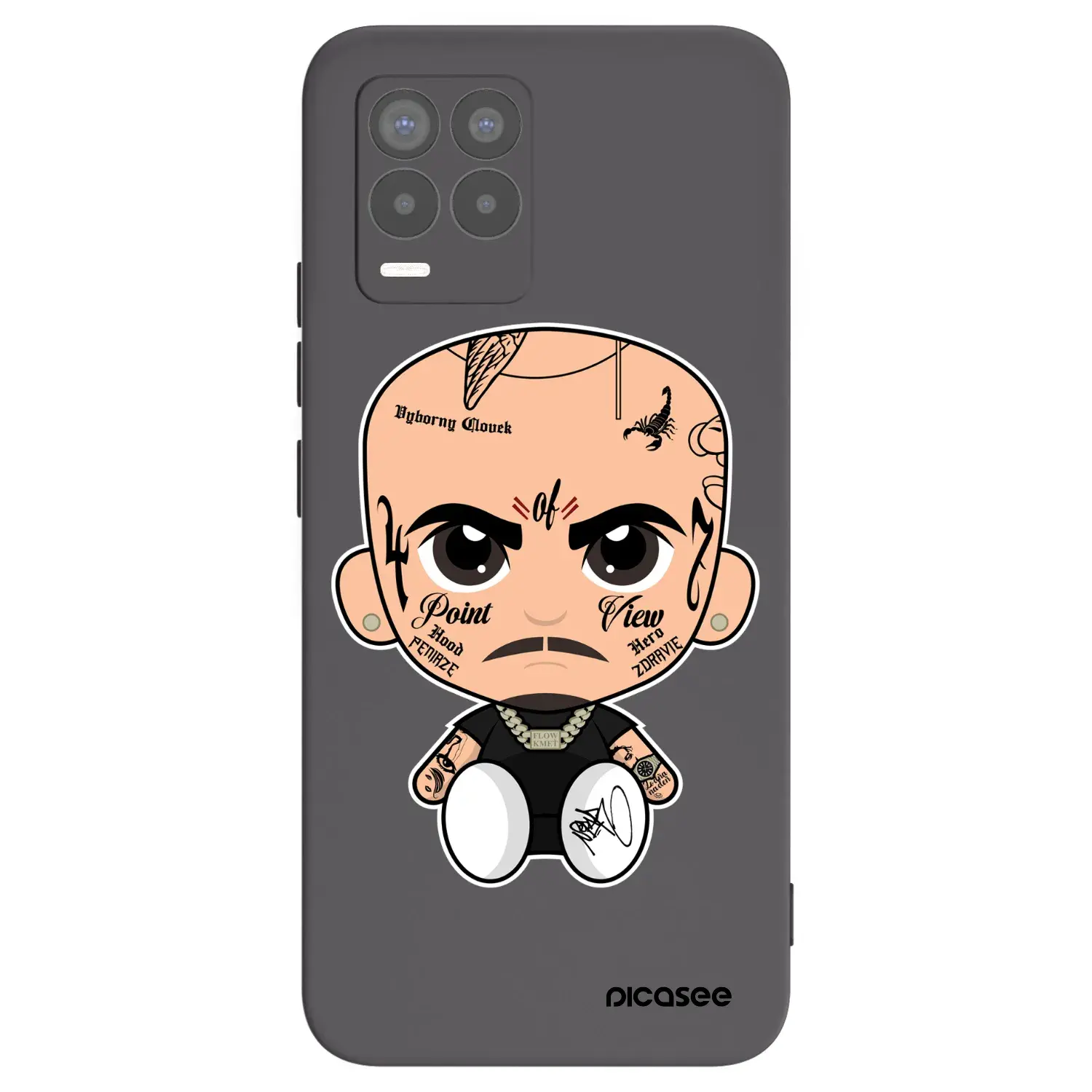 Silikonový černý obal pro Realme 8 Pro - Separ