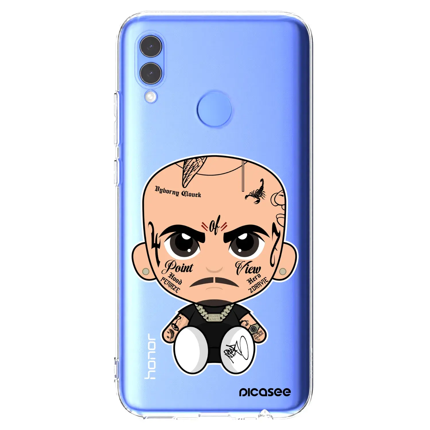 Silikonový průhledný obal pro Honor 10 Lite - Separ
