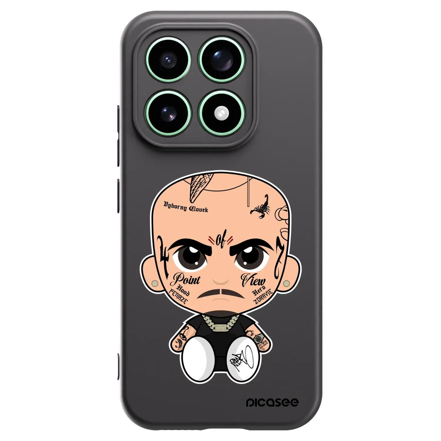 Silikonový černý obal pro Xiaomi 17 - Separ