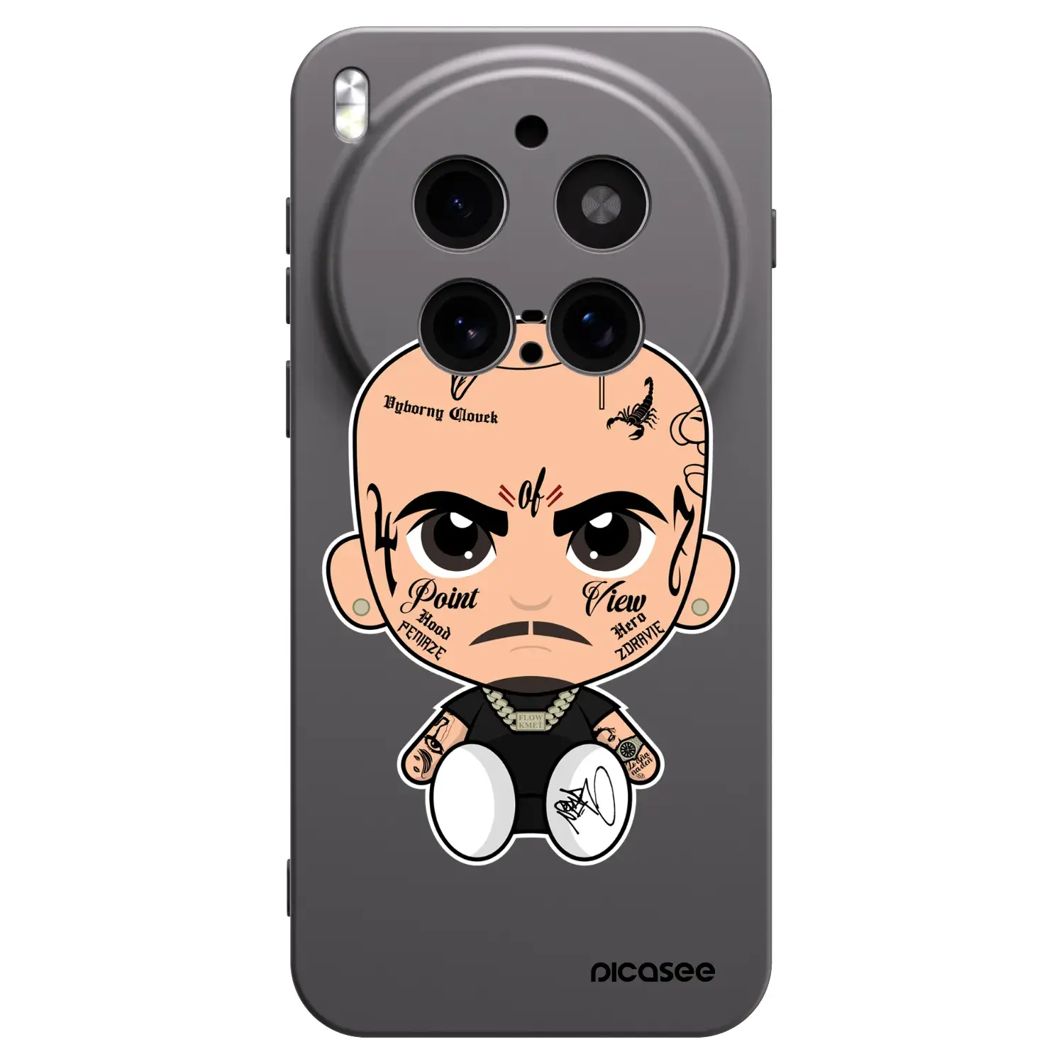 Silikonový černý obal pro Vivo X300 Pro - Separ