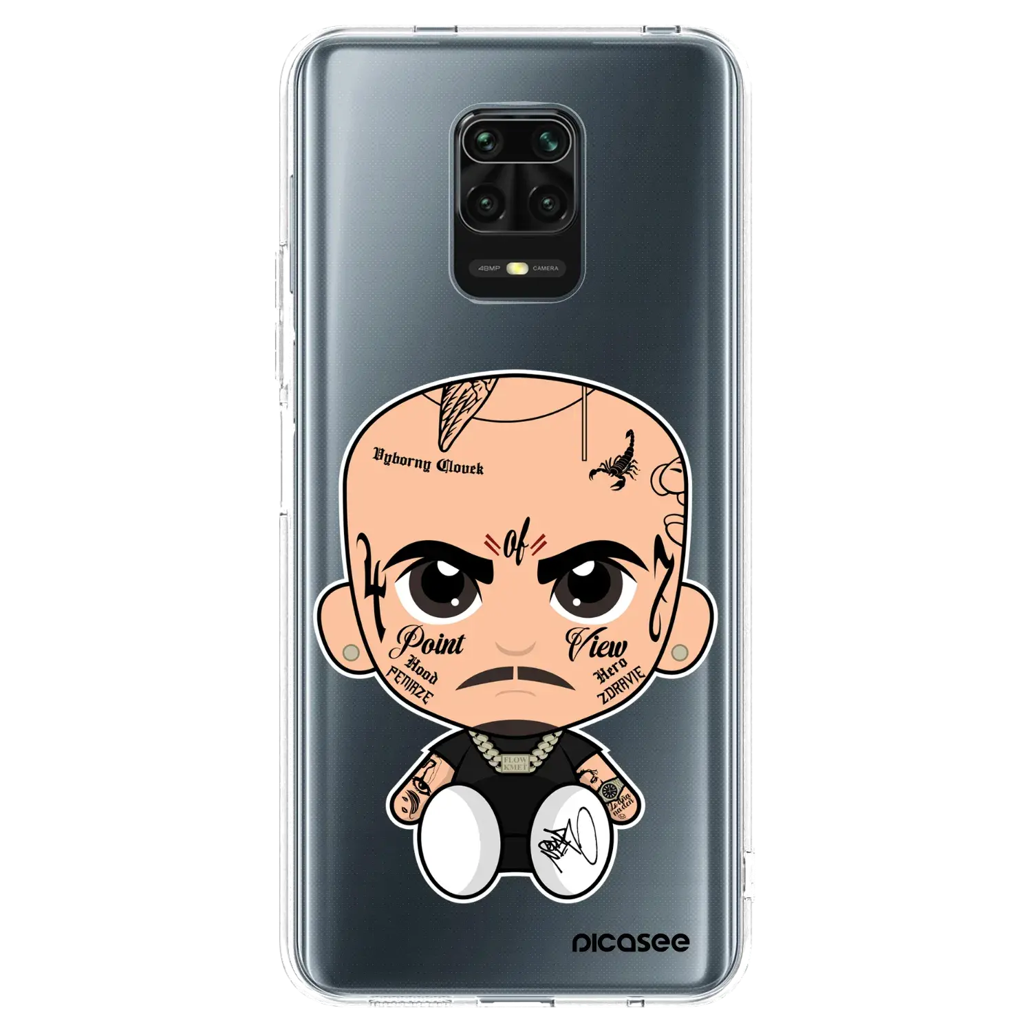 Silikonový průhledný obal pro Xiaomi Redmi Note 9S - Separ