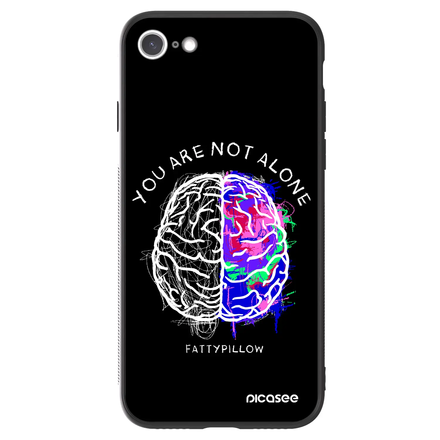 ULTIMATE CASE pro Apple iPhone SE 2020 - Brain - White