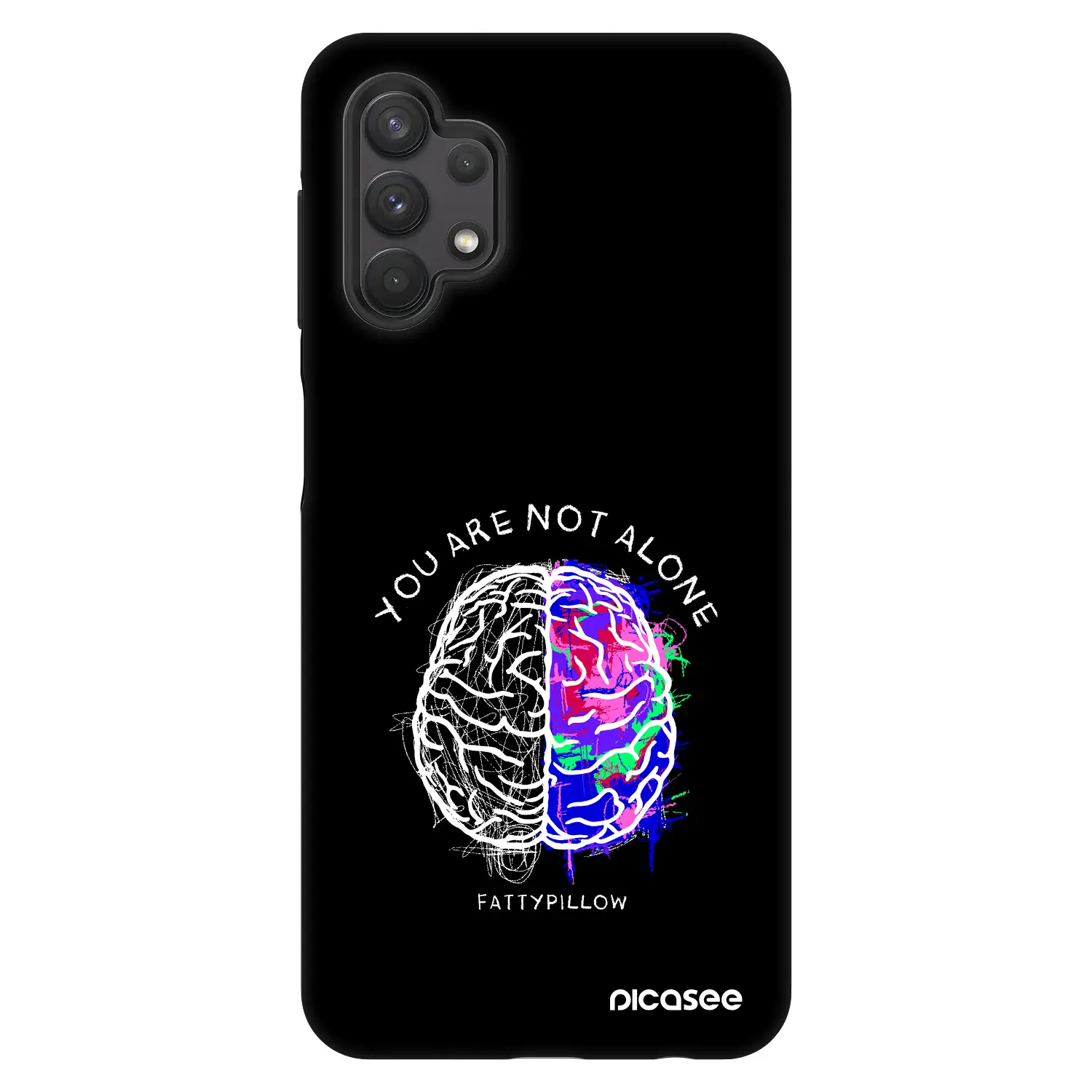 Fashion Case pro Samsung Galaxy A32 5G A326B - Brain - White